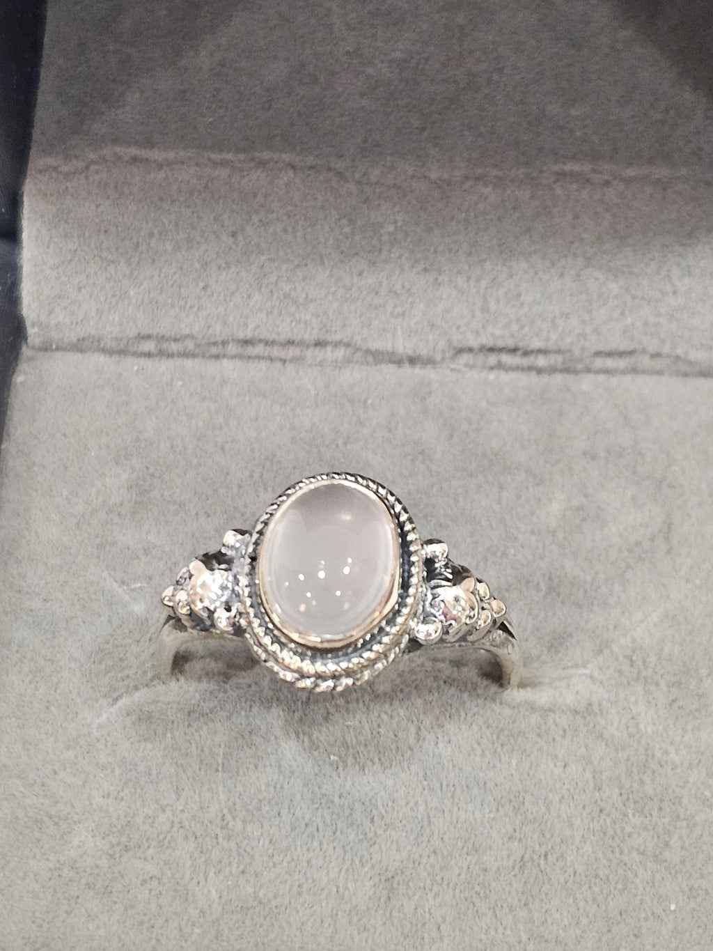 Sterling Silver Moonstone Gemstone Ring 8