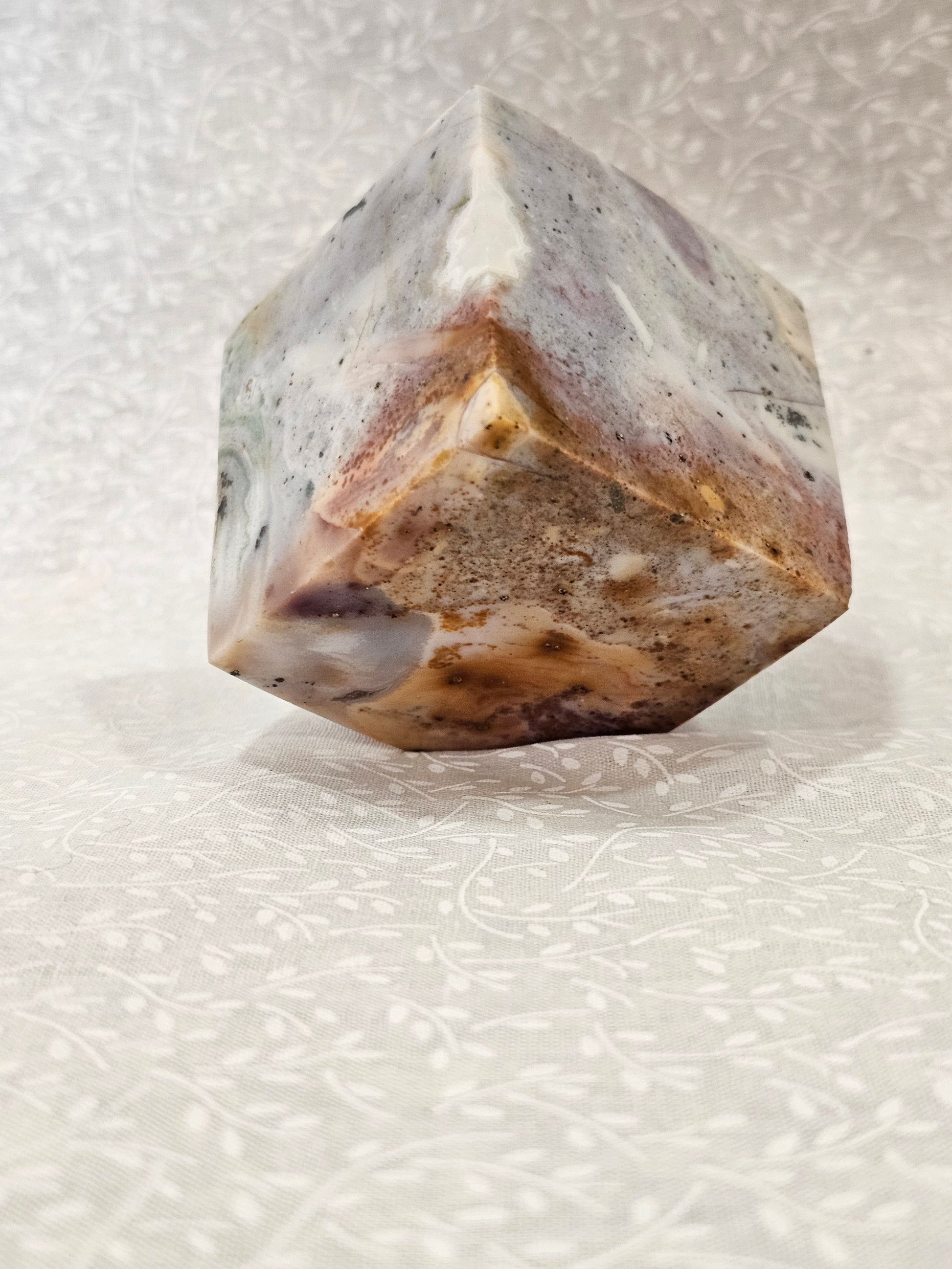 Ocean Jasper Crystal Cube