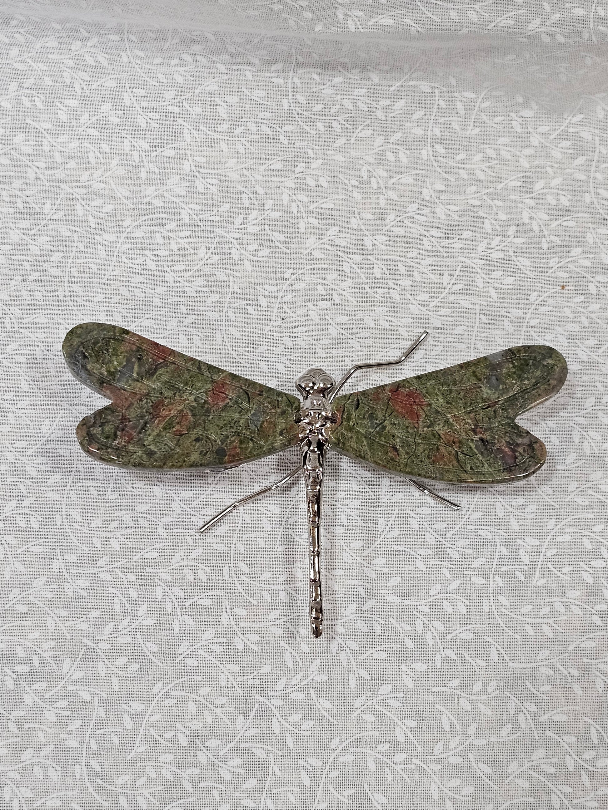 Ruby Zoisite Crystal Dragonfly
