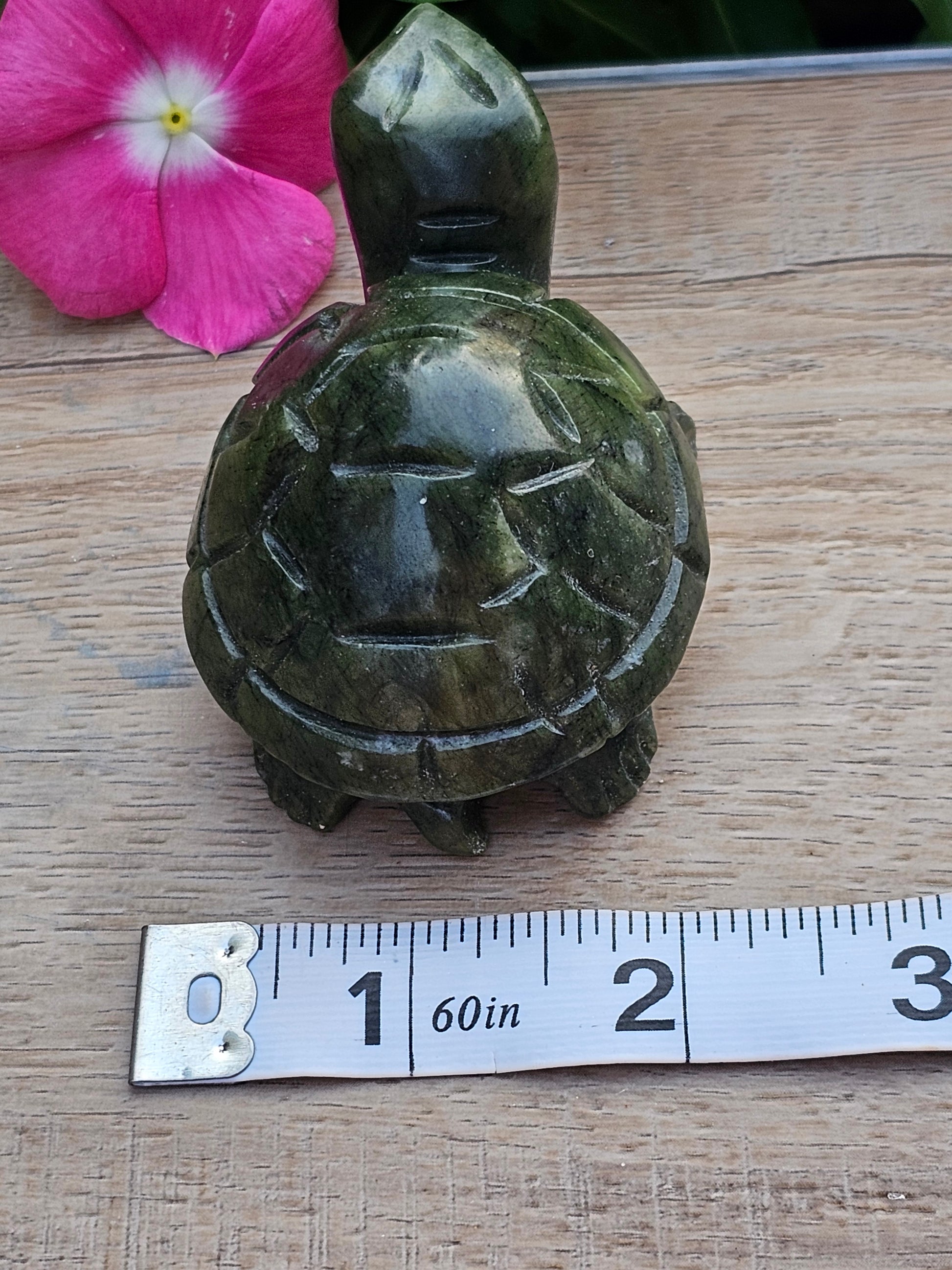 Serpentine Crystal Turtle