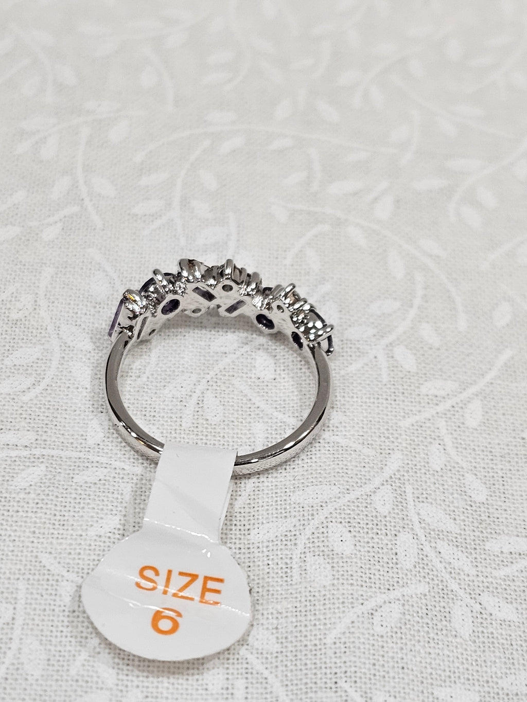 Sterling Silver Amethyst Gemstone Ring 6