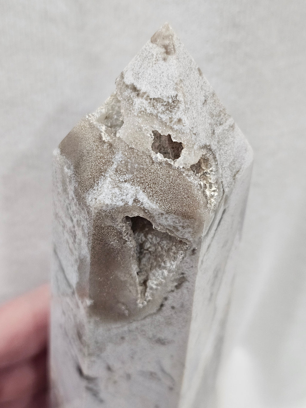 Ocean Jasper Crystal Tower - Natural Polished Stone Point