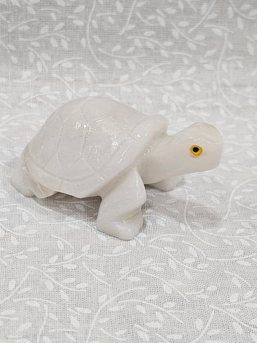 White Onyx Crystal Turtle