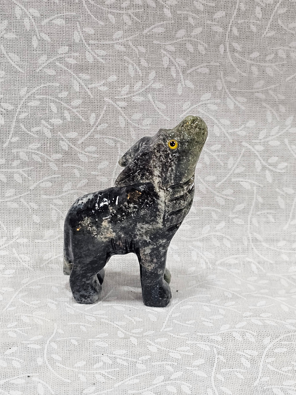 Serpentine Crystal Wolf