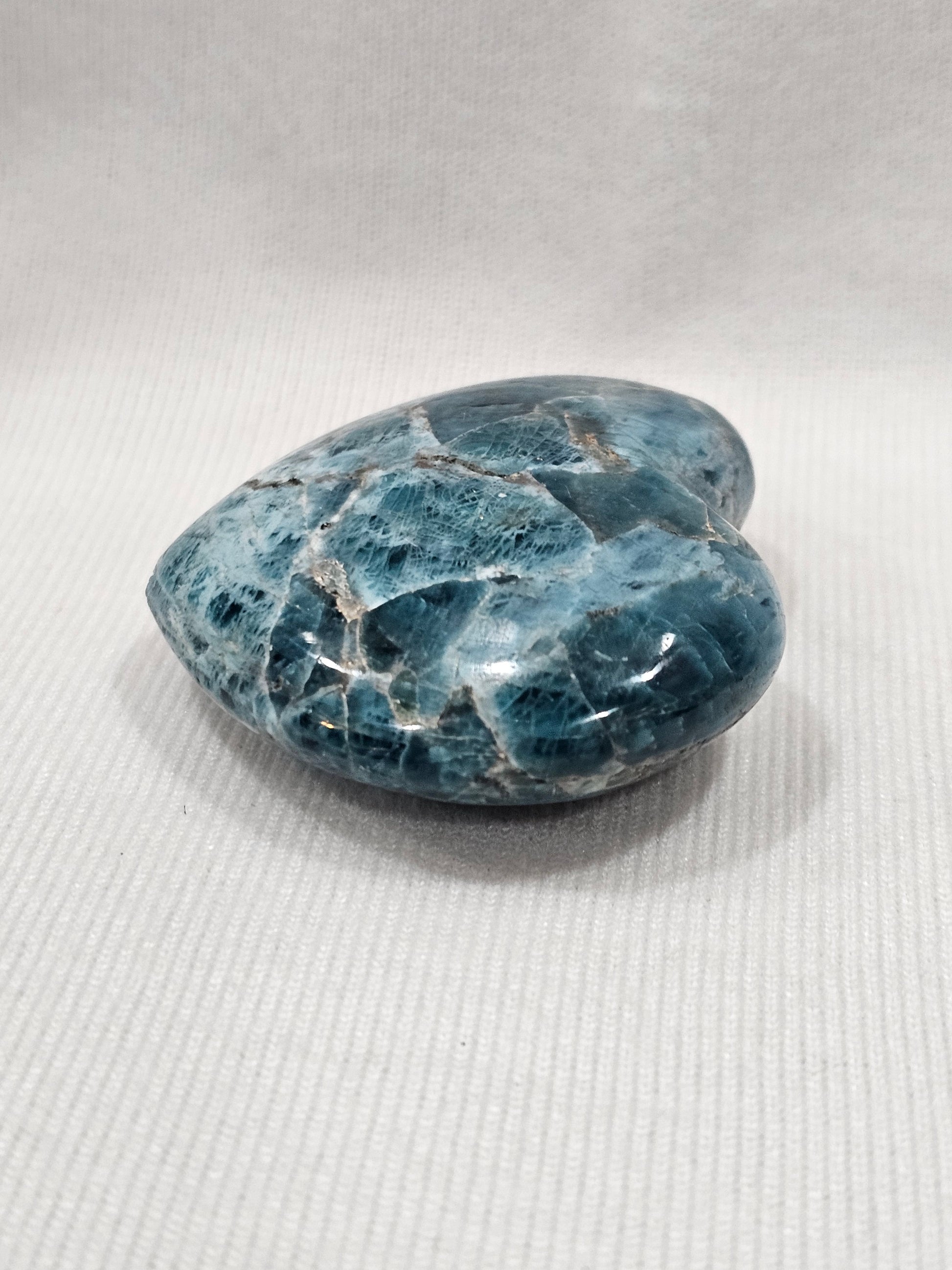 Blue Apatite Crystal - Natural Polished Stone