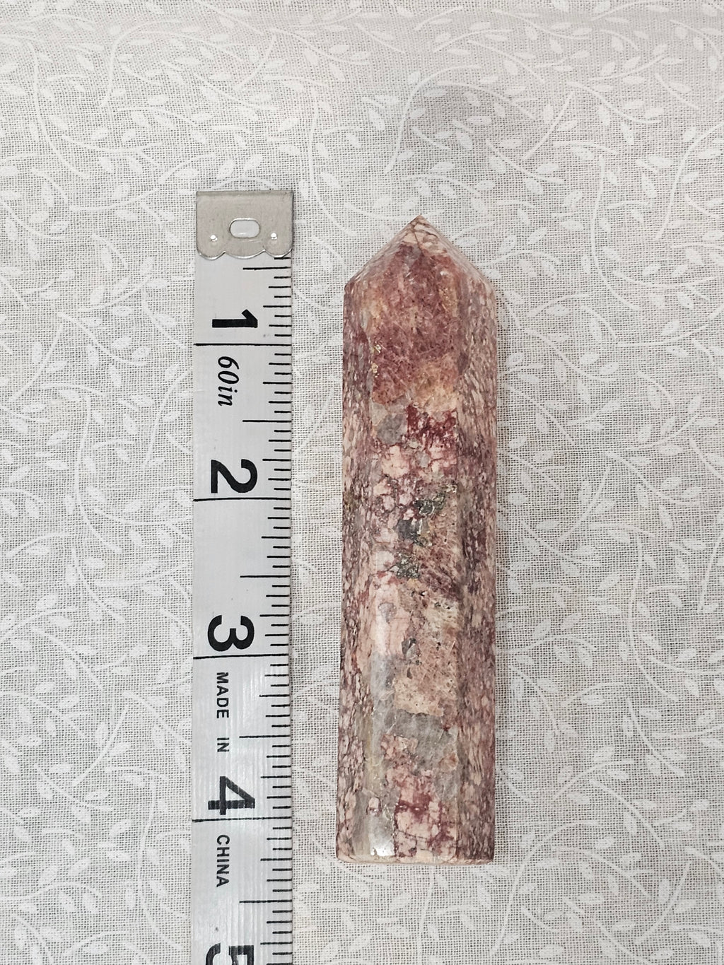 Leopard Skin Jasper Crystal Tower