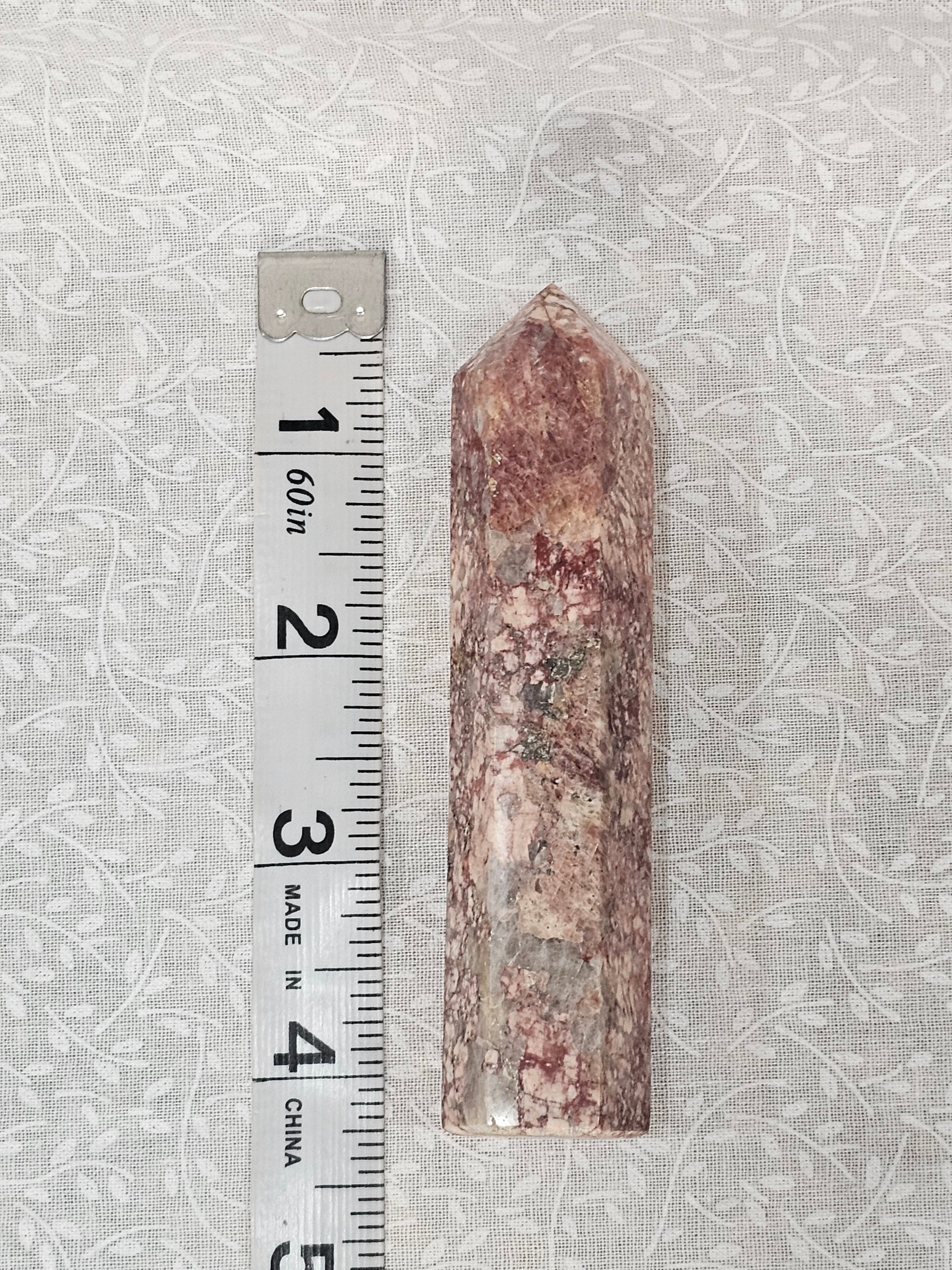Leopard Skin Jasper Crystal Tower