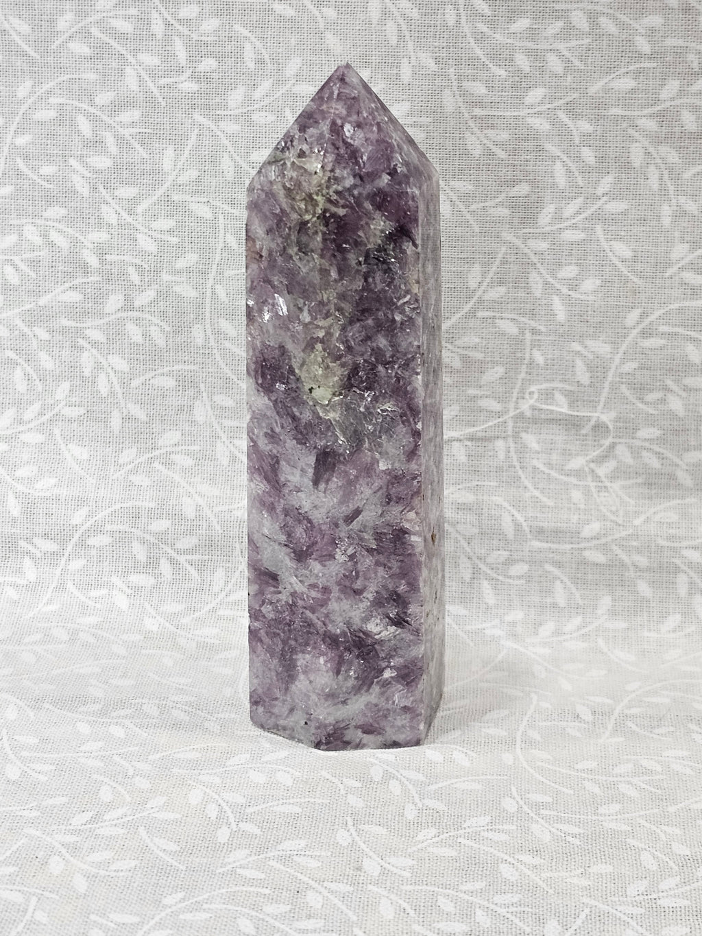 Lepidolite Crystal Tower