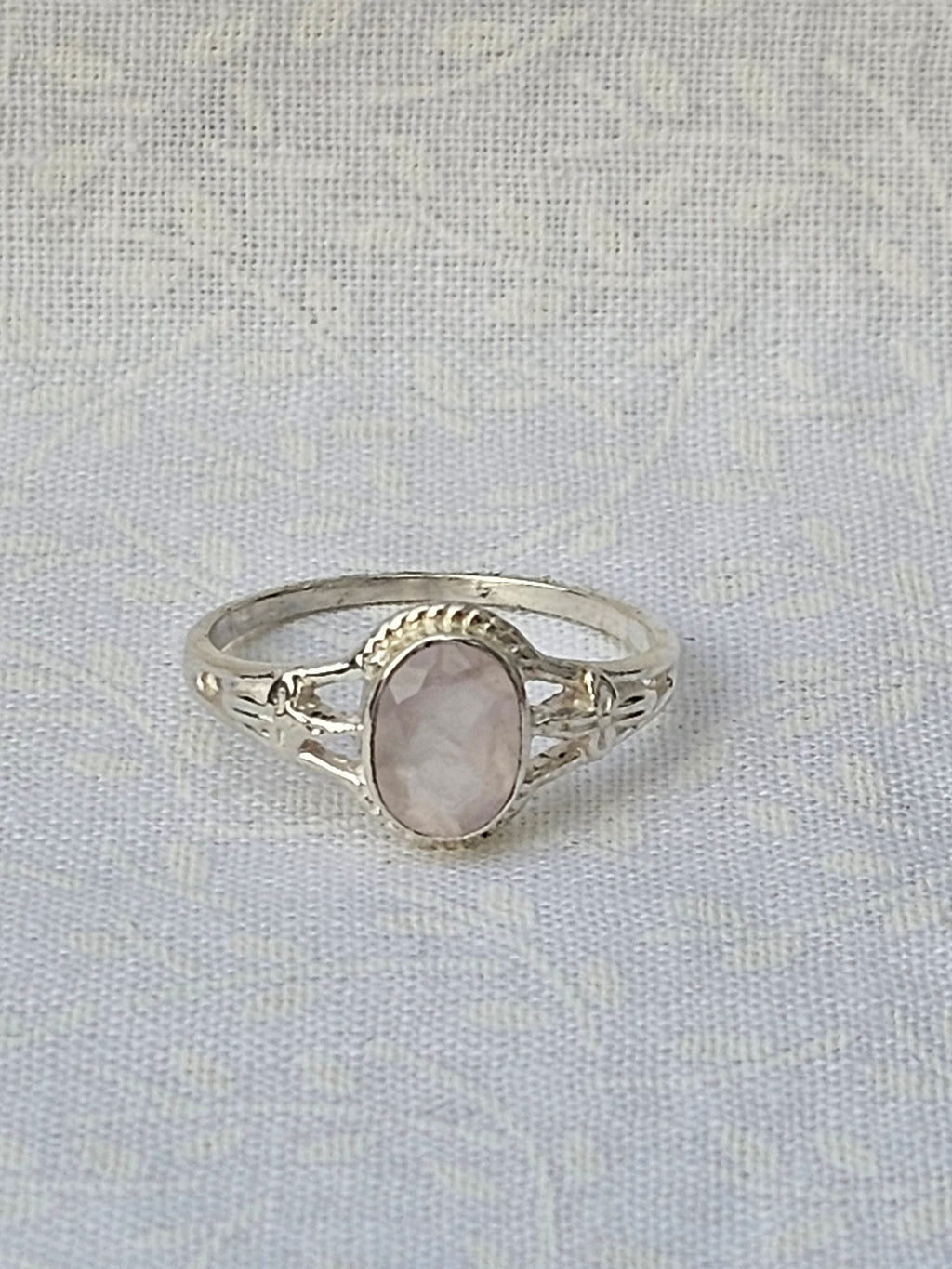 Sterling Silver Moonstone Gemstone Ring New Beginnings - Size 8