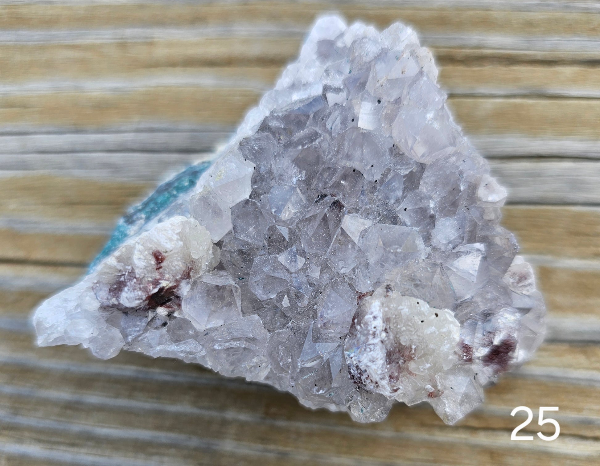 Amethyst with Quartz Raw Crystal Cluster