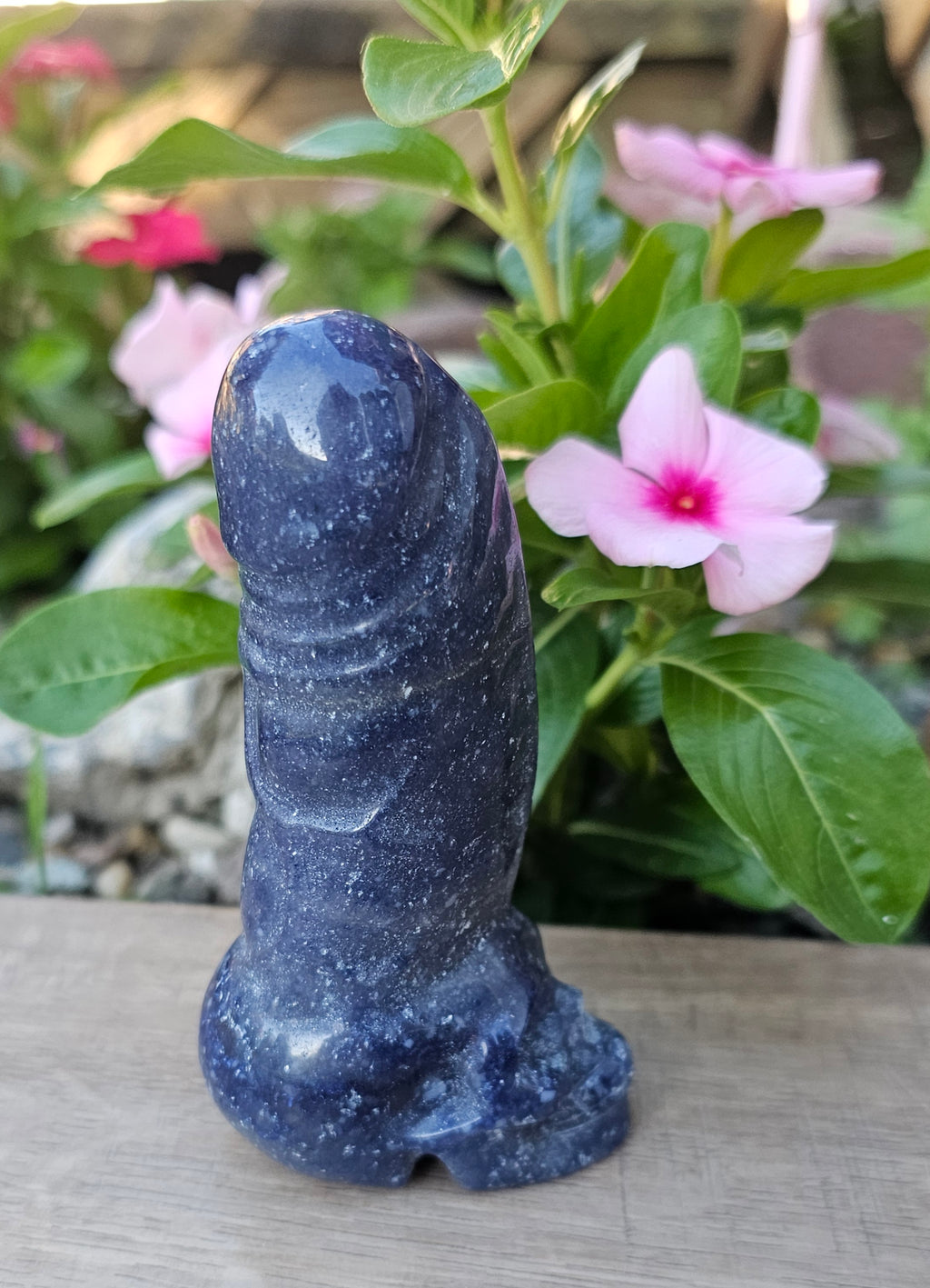 Sodalite Skull Carving   Crystal Skull