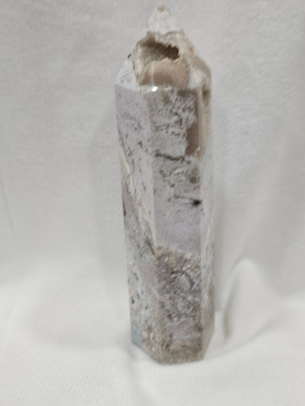 Ocean Jasper Crystal Tower - Natural Polished Stone Point