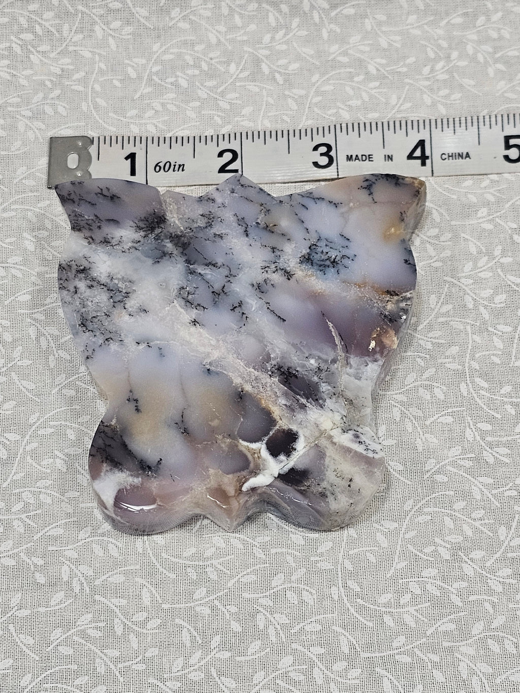 Dendritic Agate Crystal Butterfly
