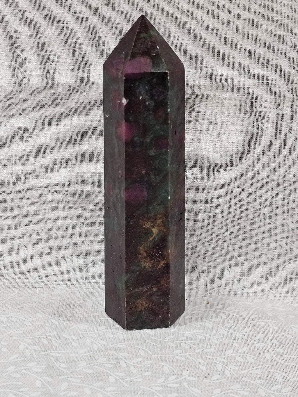 Ruby Kyanite Crystal Tower