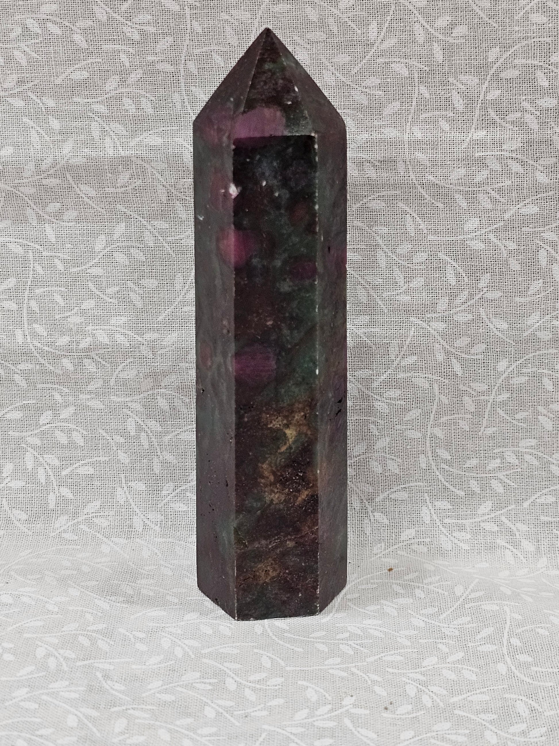 Ruby Kyanite Crystal Tower