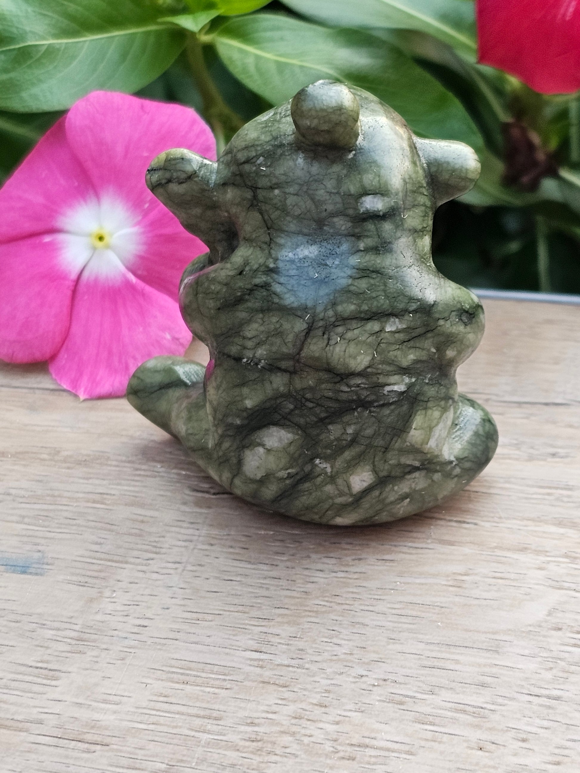 Serpentine Crystal Bear