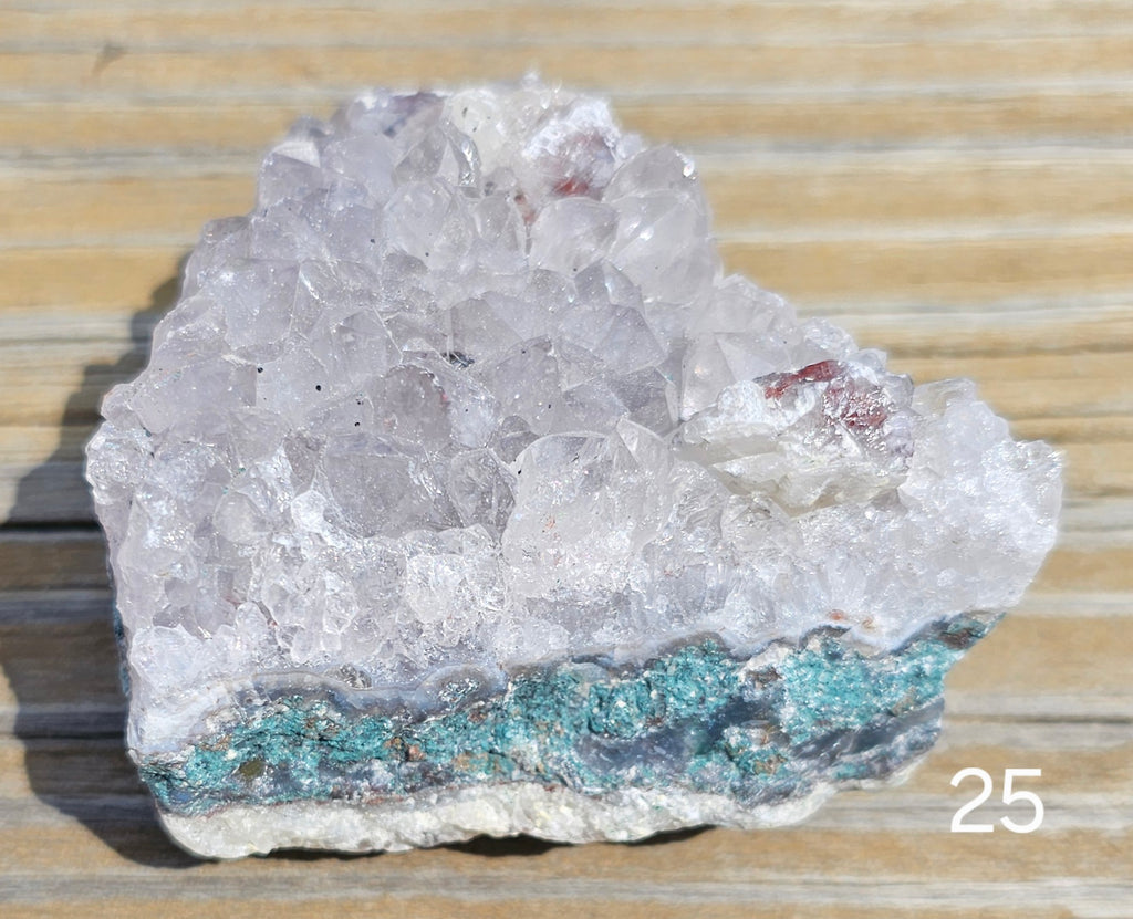 Amethyst with Quartz Raw Crystal Cluster