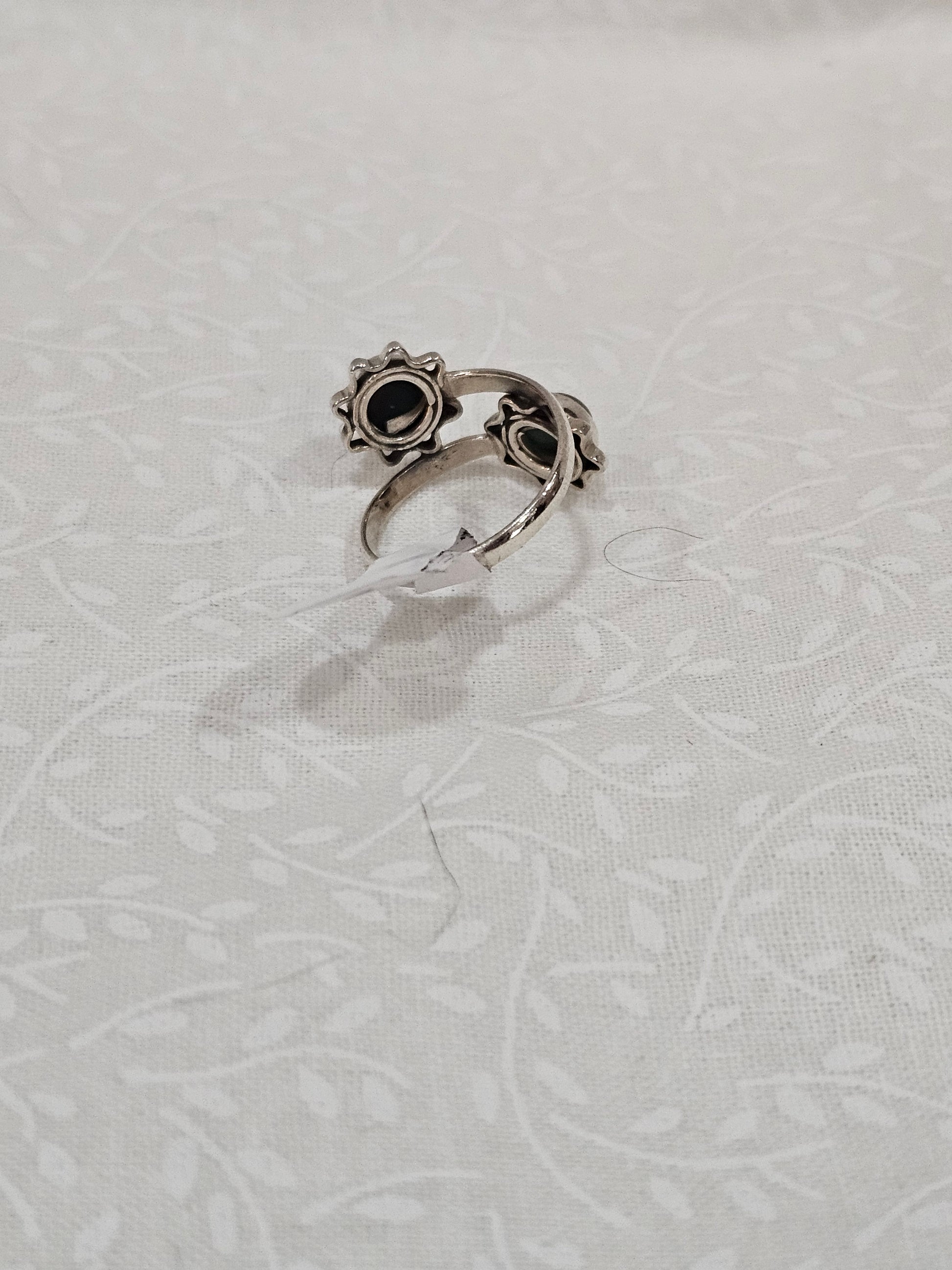 Sterling Silver Malachite Gemstone Ring 5