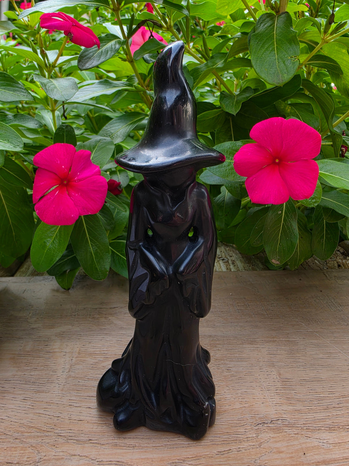 Black Obsidian Crystal Witch