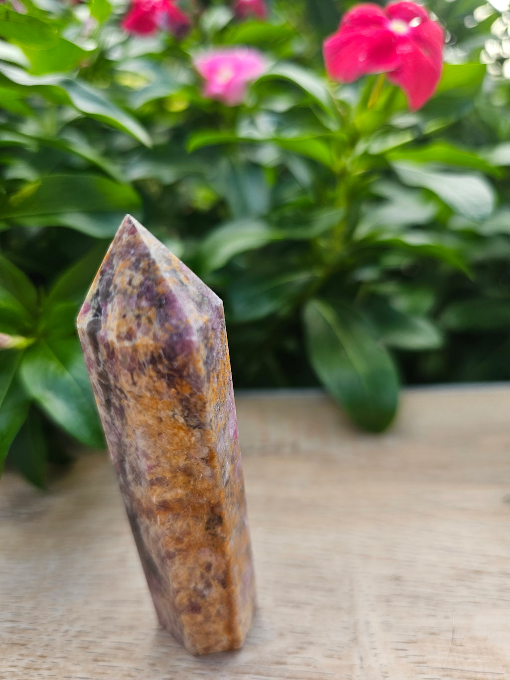 Lepidolite Tower - Natural Purple Crystal Point