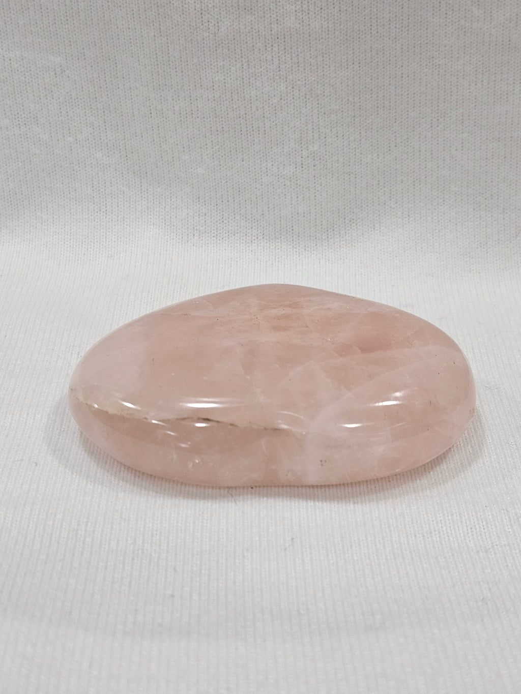 Pink Quartz Crystal Heart – Polished Rose Quartz  Carved Heart