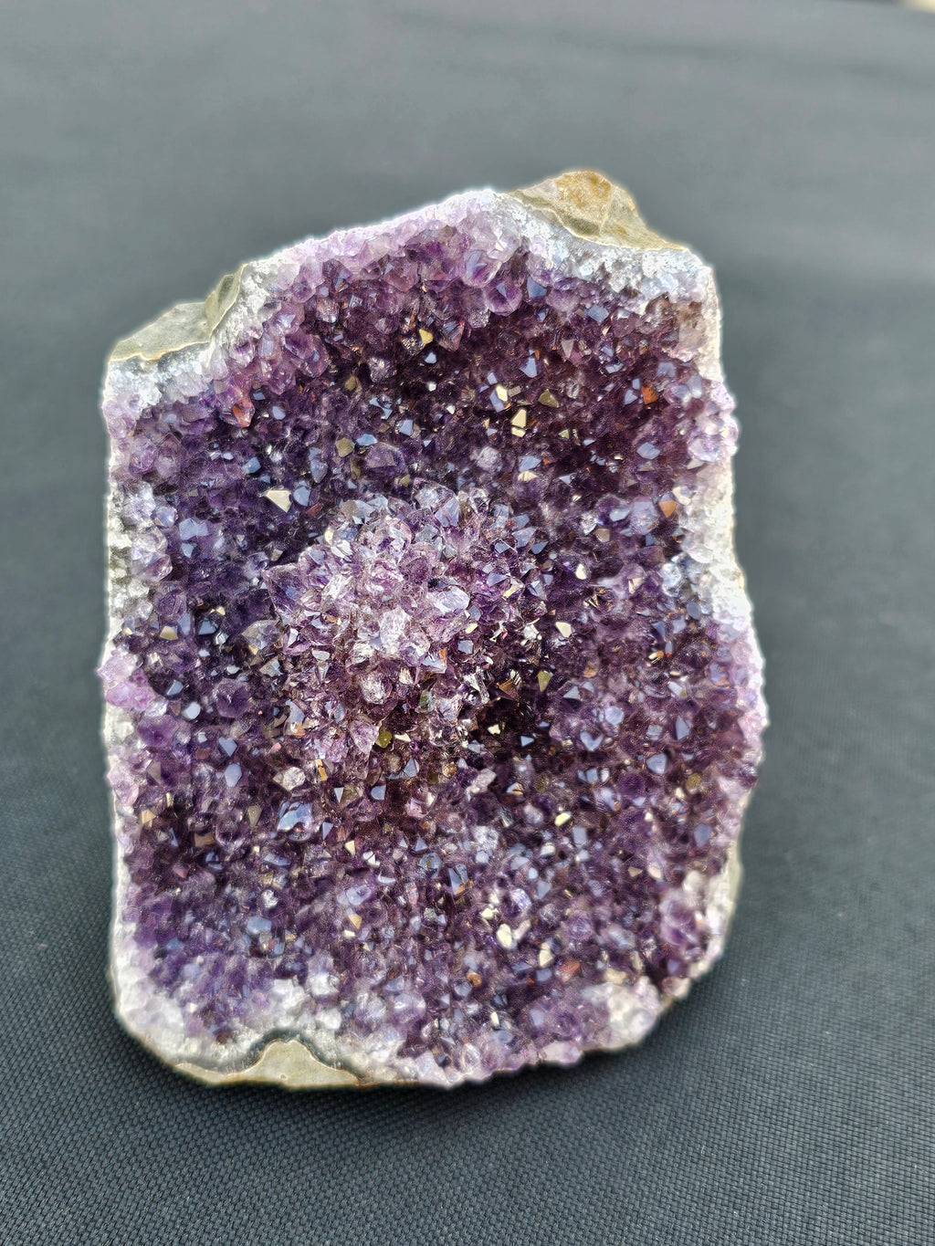 Amethyst Raw Crystal Cut Base