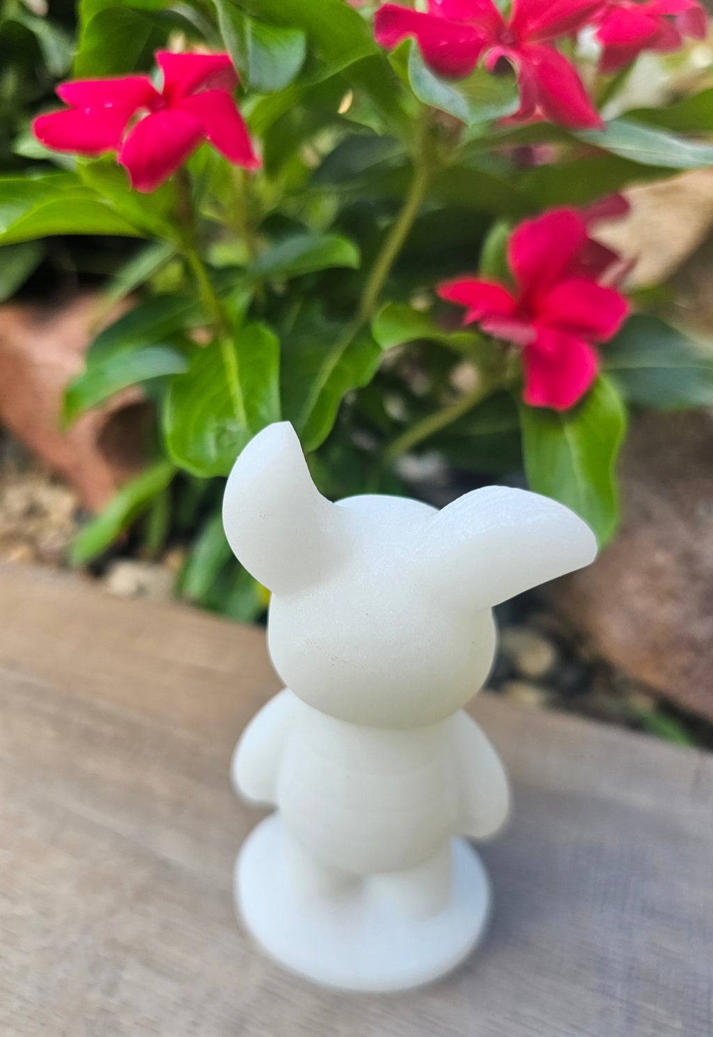 White Quartz Crystal Piglet From Winnie the Pooh Figurine