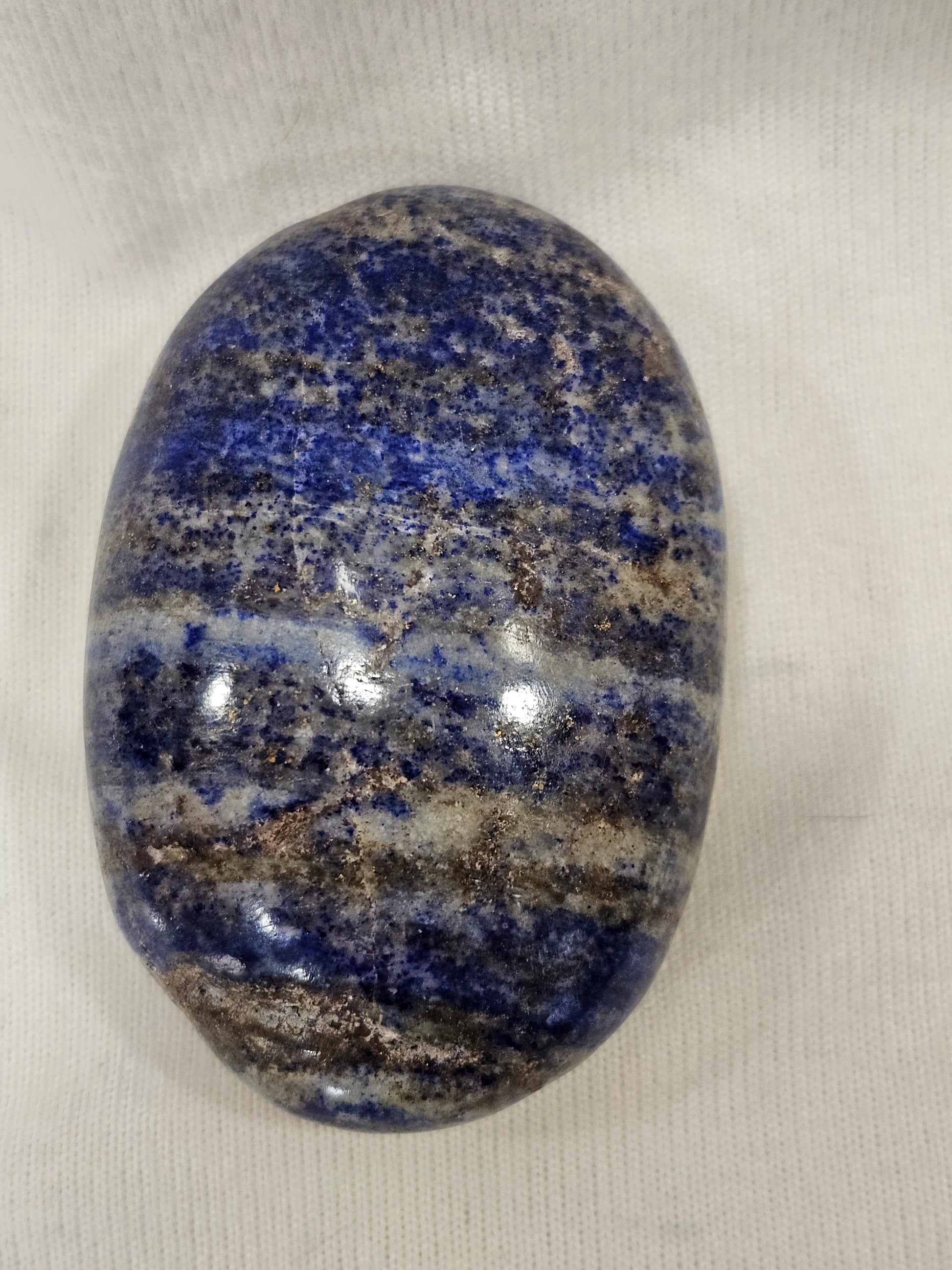 Lapis Lazuli Crystal Palm Stone