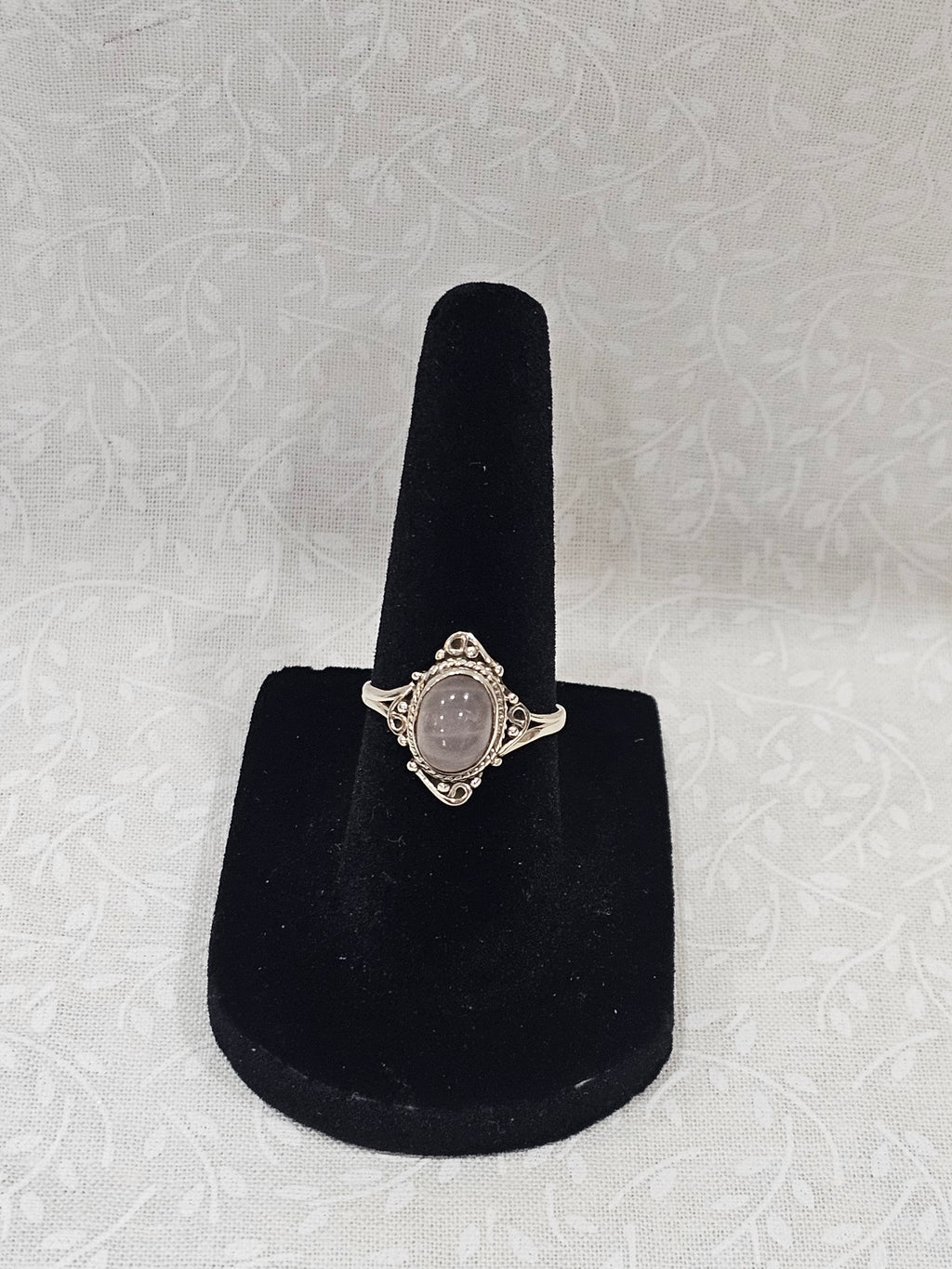 Sterling Silver Moonstone Gemstone Ring 6