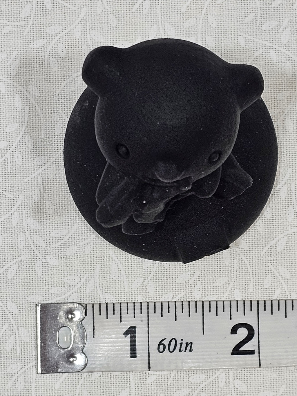 Black Obsidian Crystal Bear 2 Inch Protection