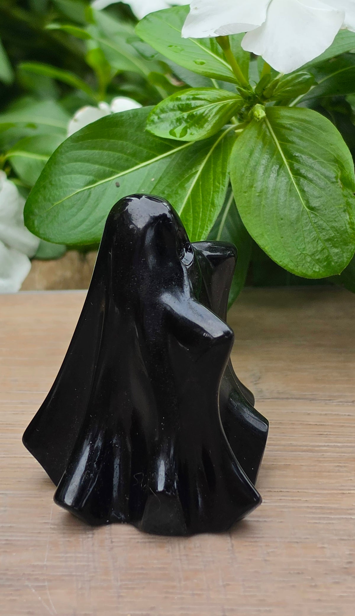 Black Obsidian Crystal Ghost