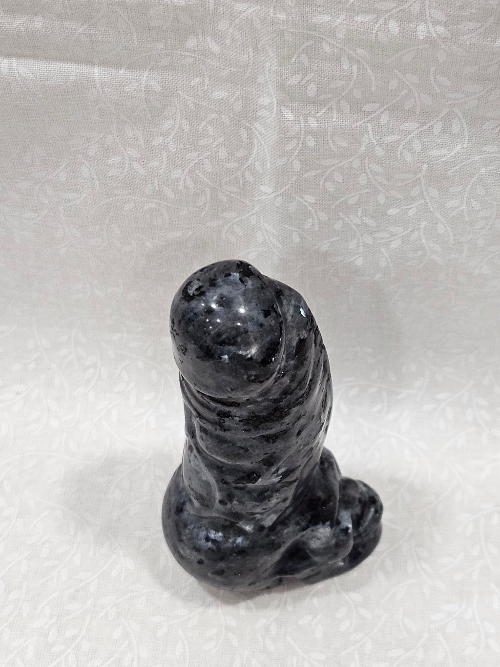 Larvikite Crystal Skull Peen 4" Tall