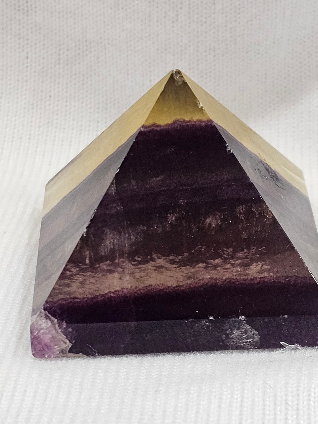 Fluorite Crystal Pyramid