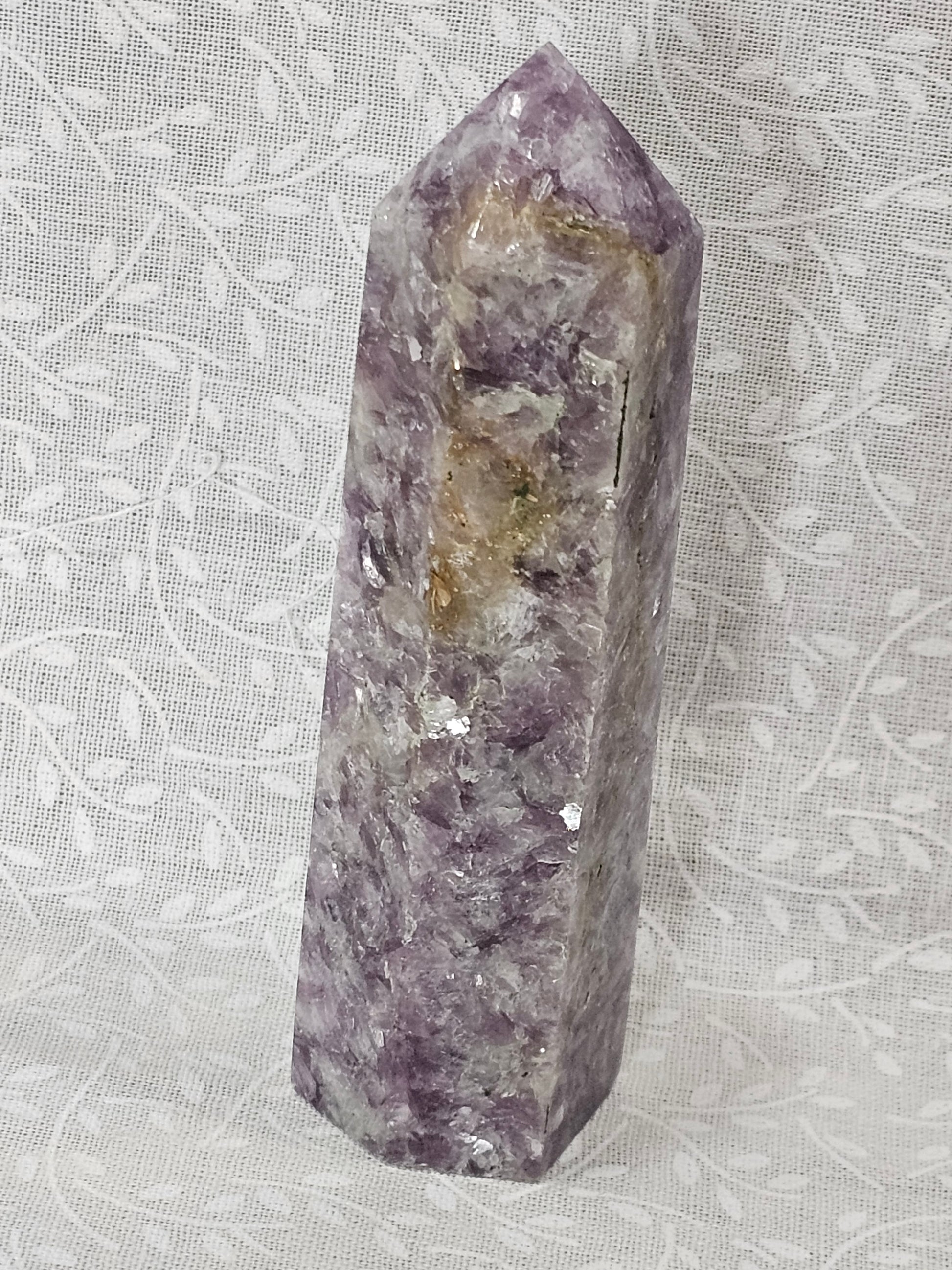 Lepidolite Crystal Tower