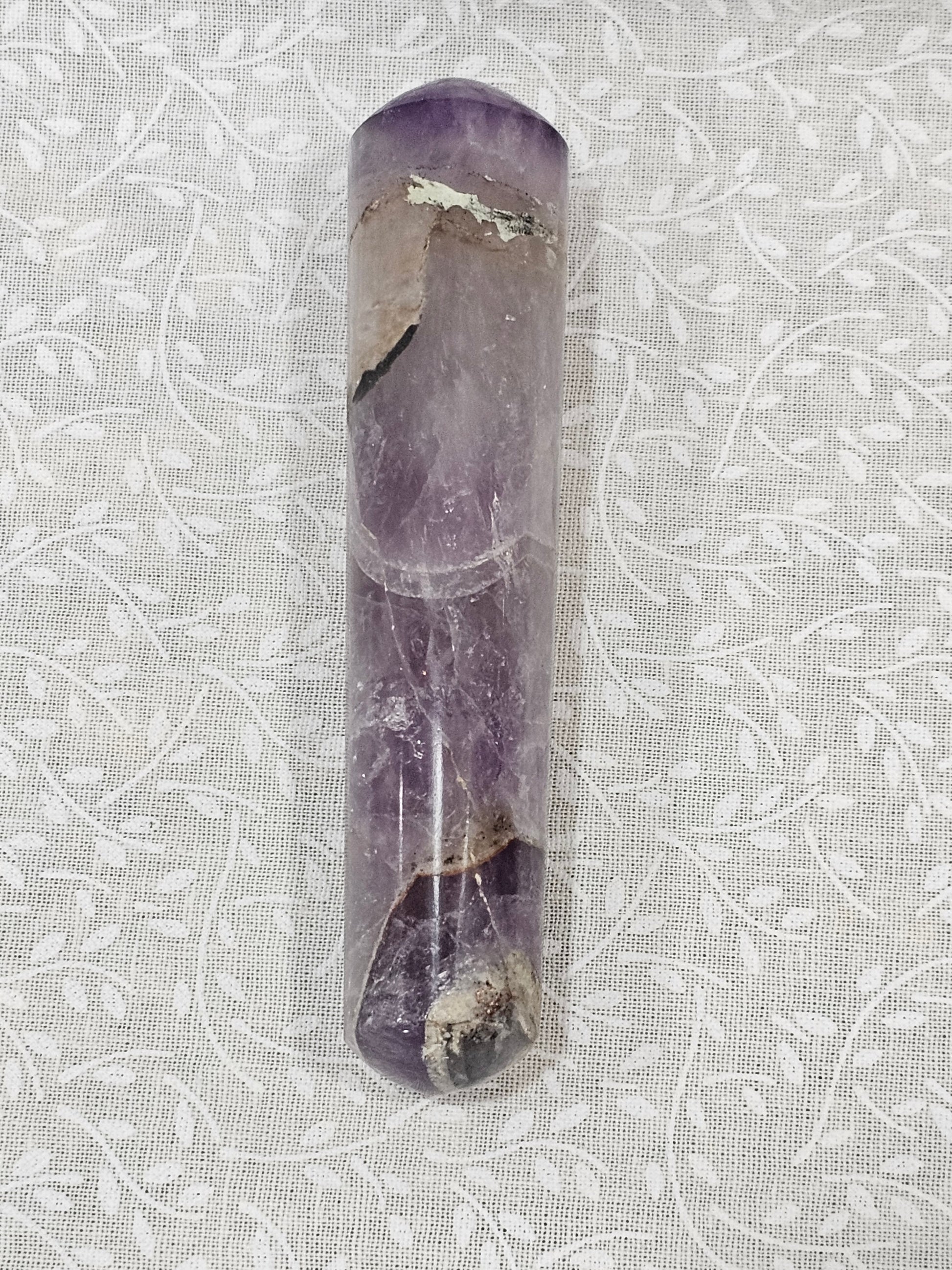 Amethyst Crystal Message Wand