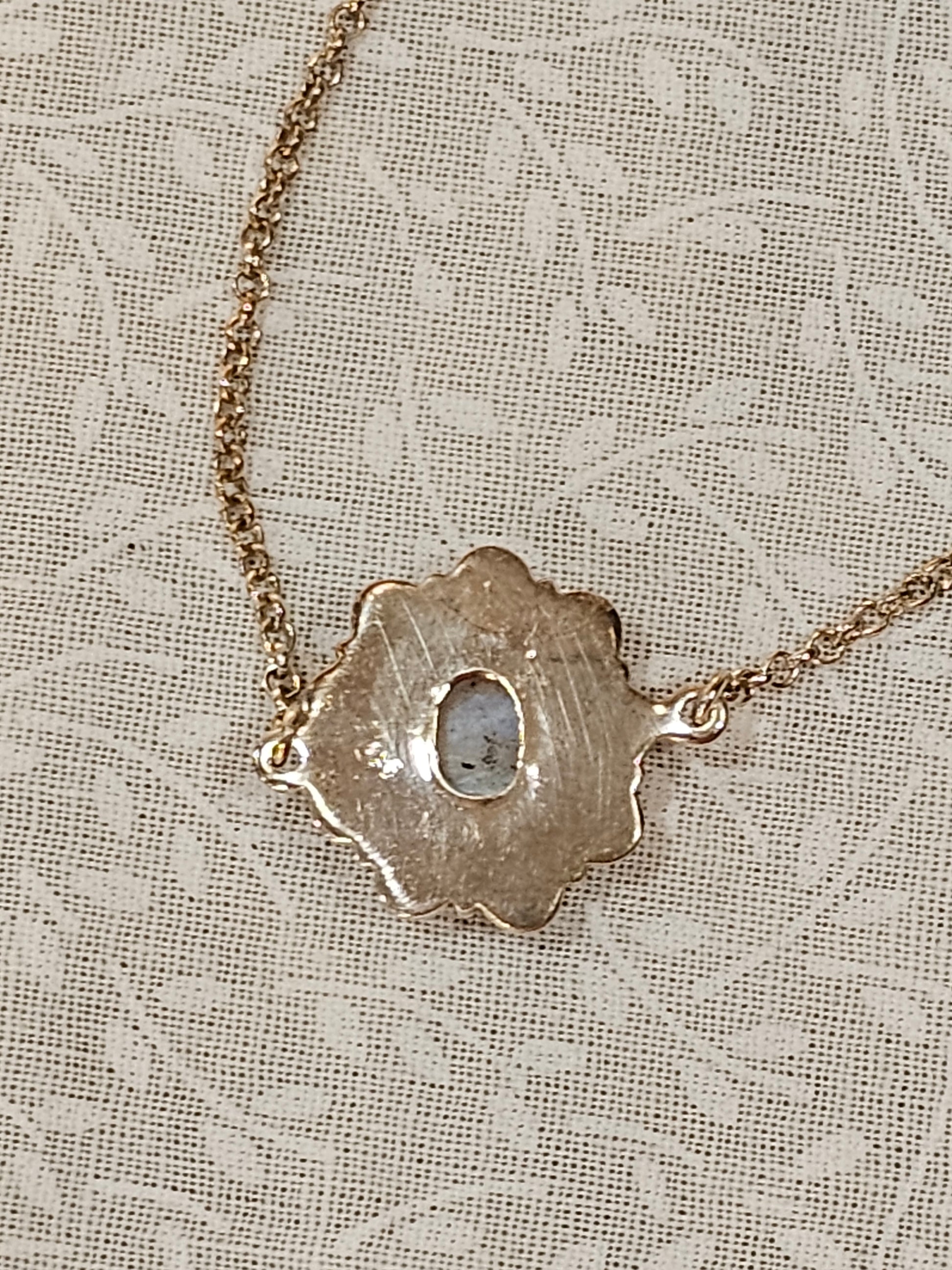 Sterling Silver Moonstone Gemstone Bracelet