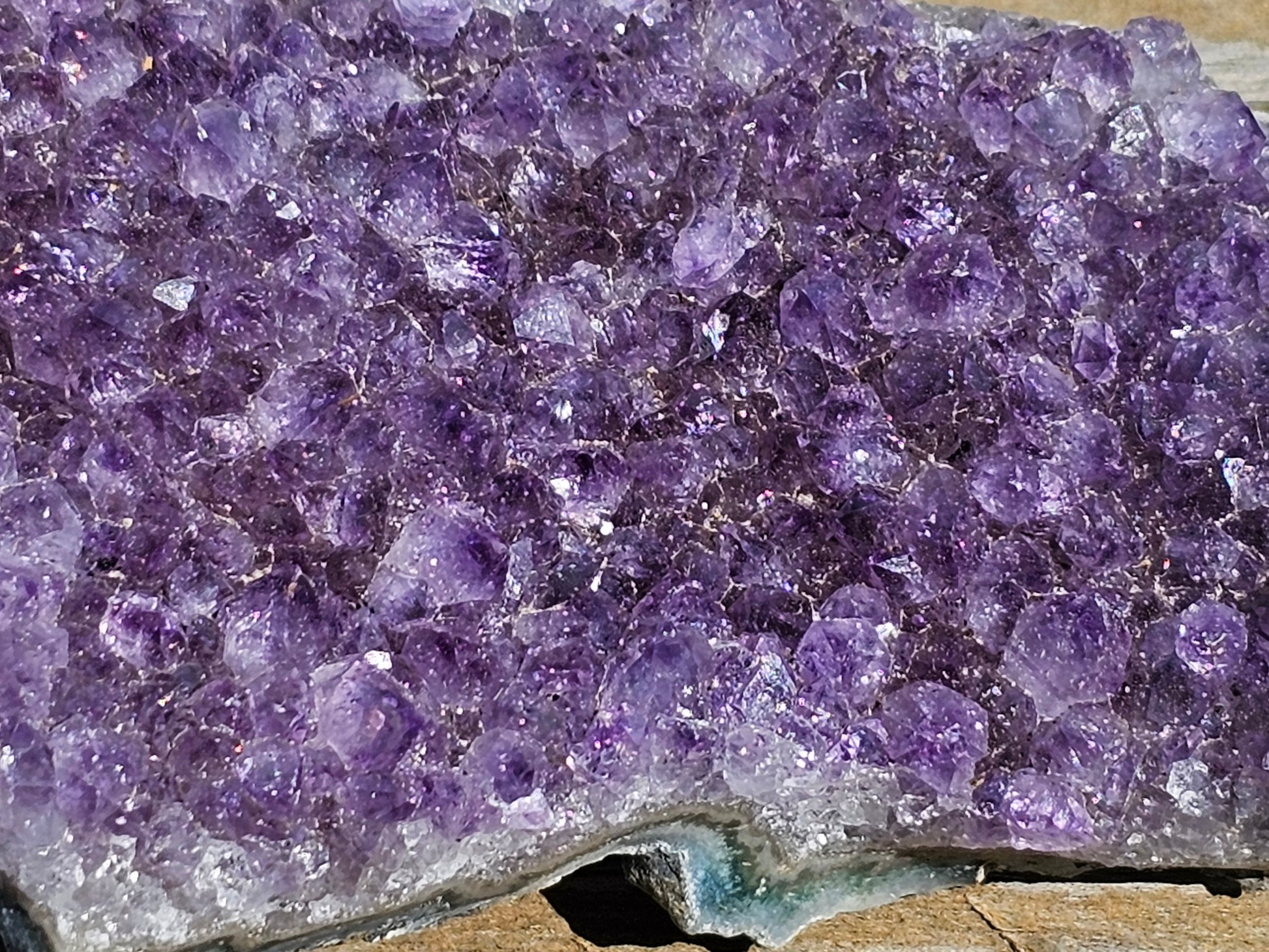 Dark Amethyst Raw Crystal Cluster