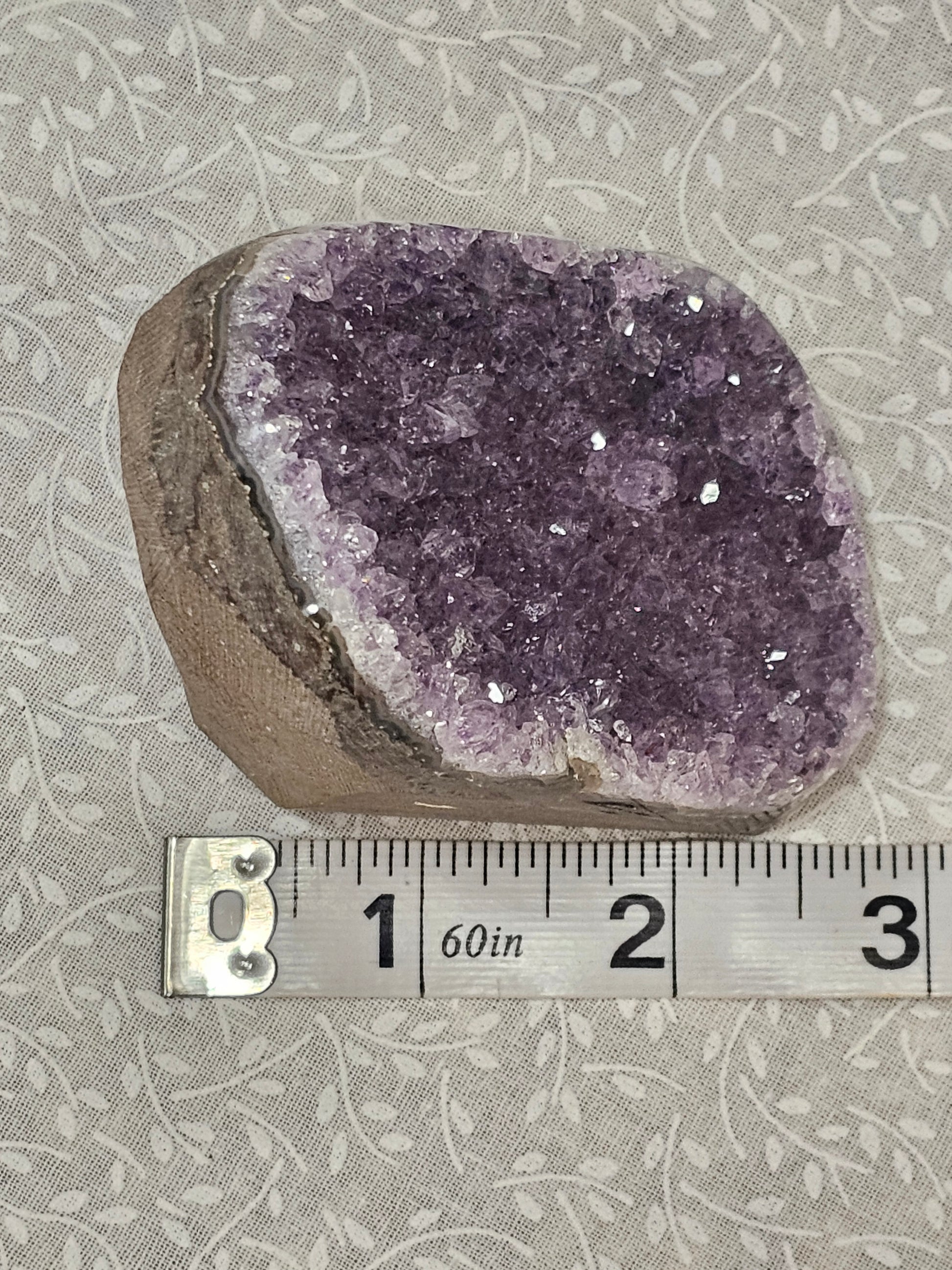 Amethyst Raw Crystal Cut Base