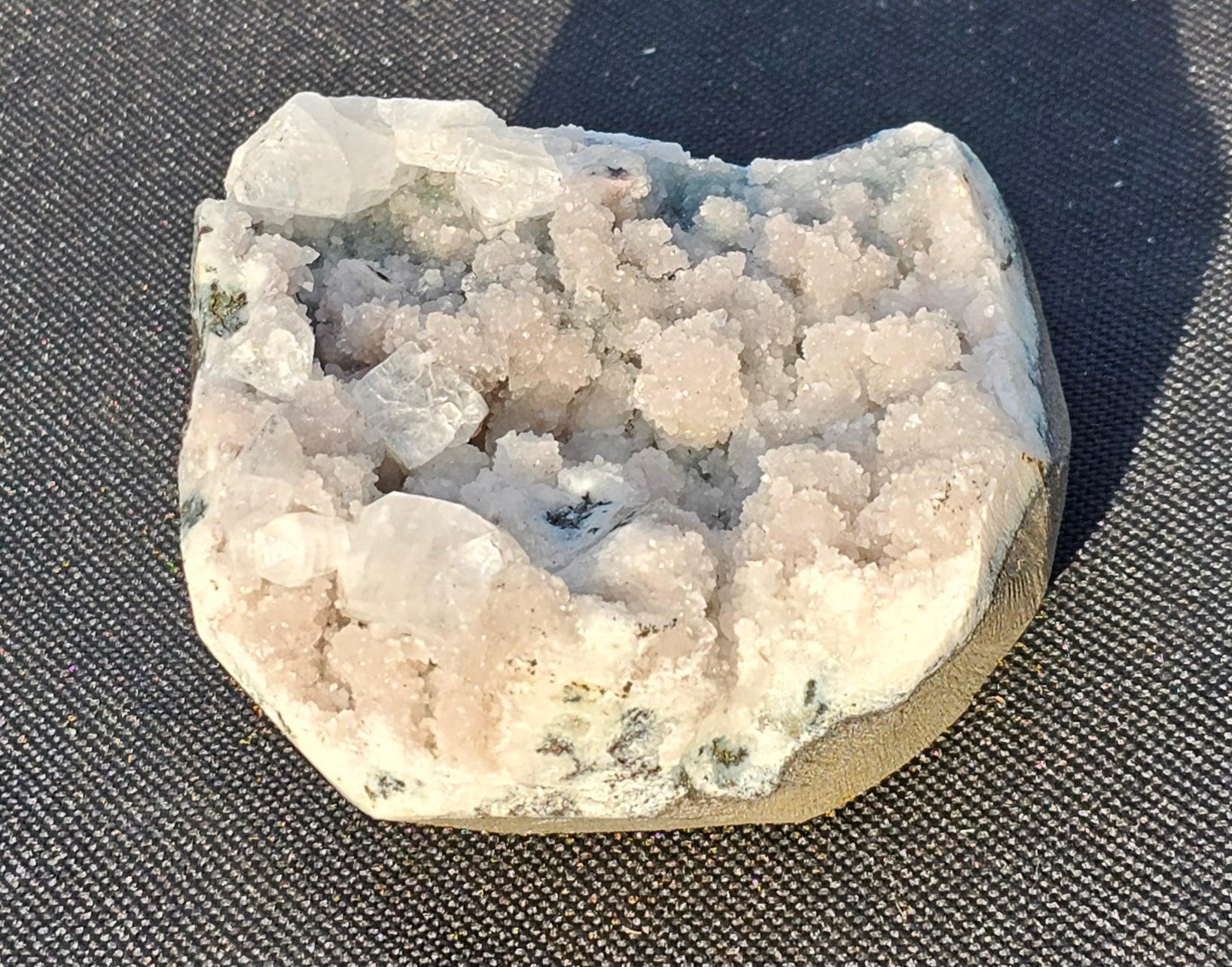 Pink Heulandite Raw Crystal Cluster