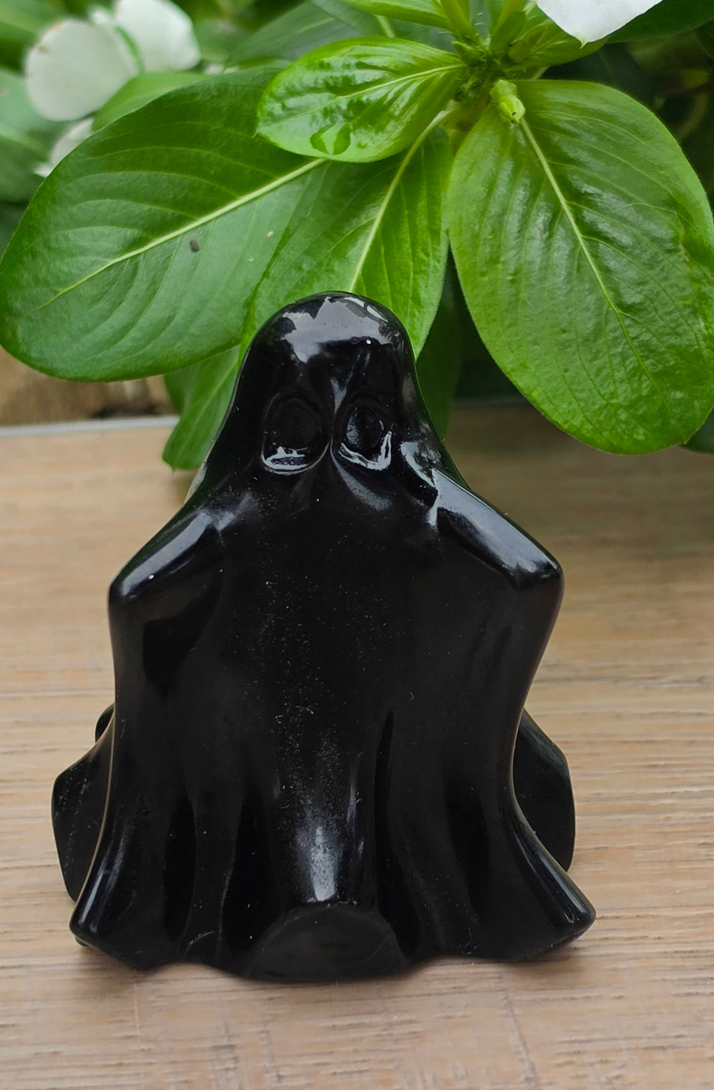 Black Obsidian Crystal Ghost