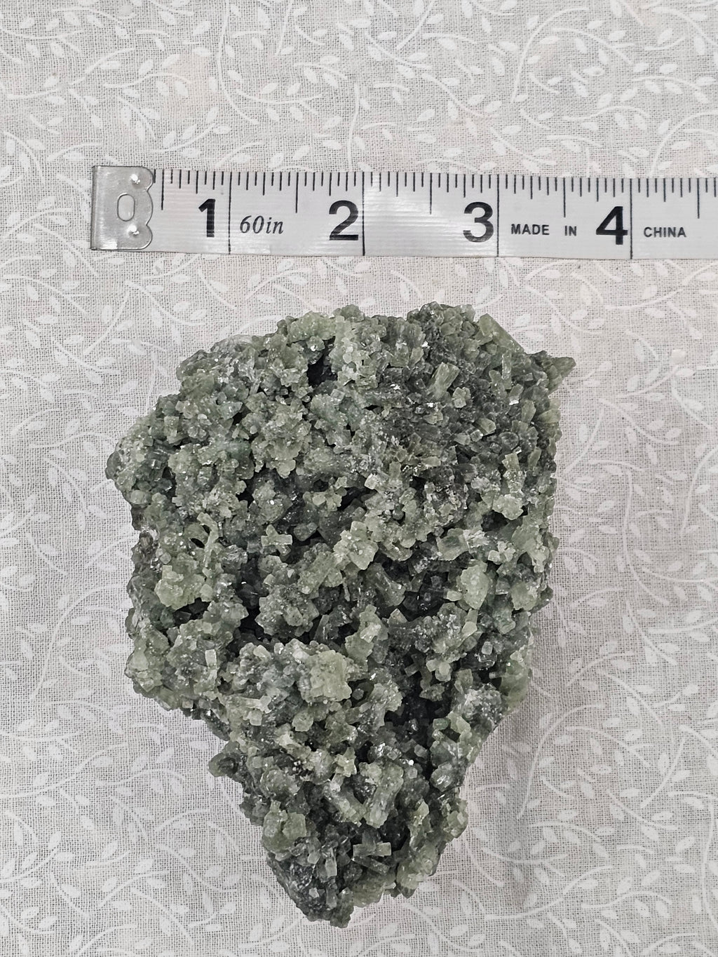 Prehnite Raw Crystal Cluster