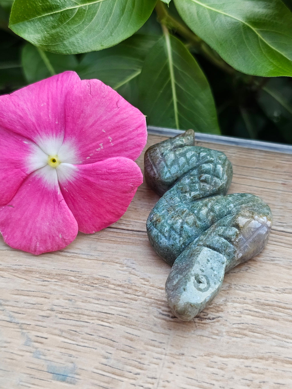 Amazonite Crystal Snake