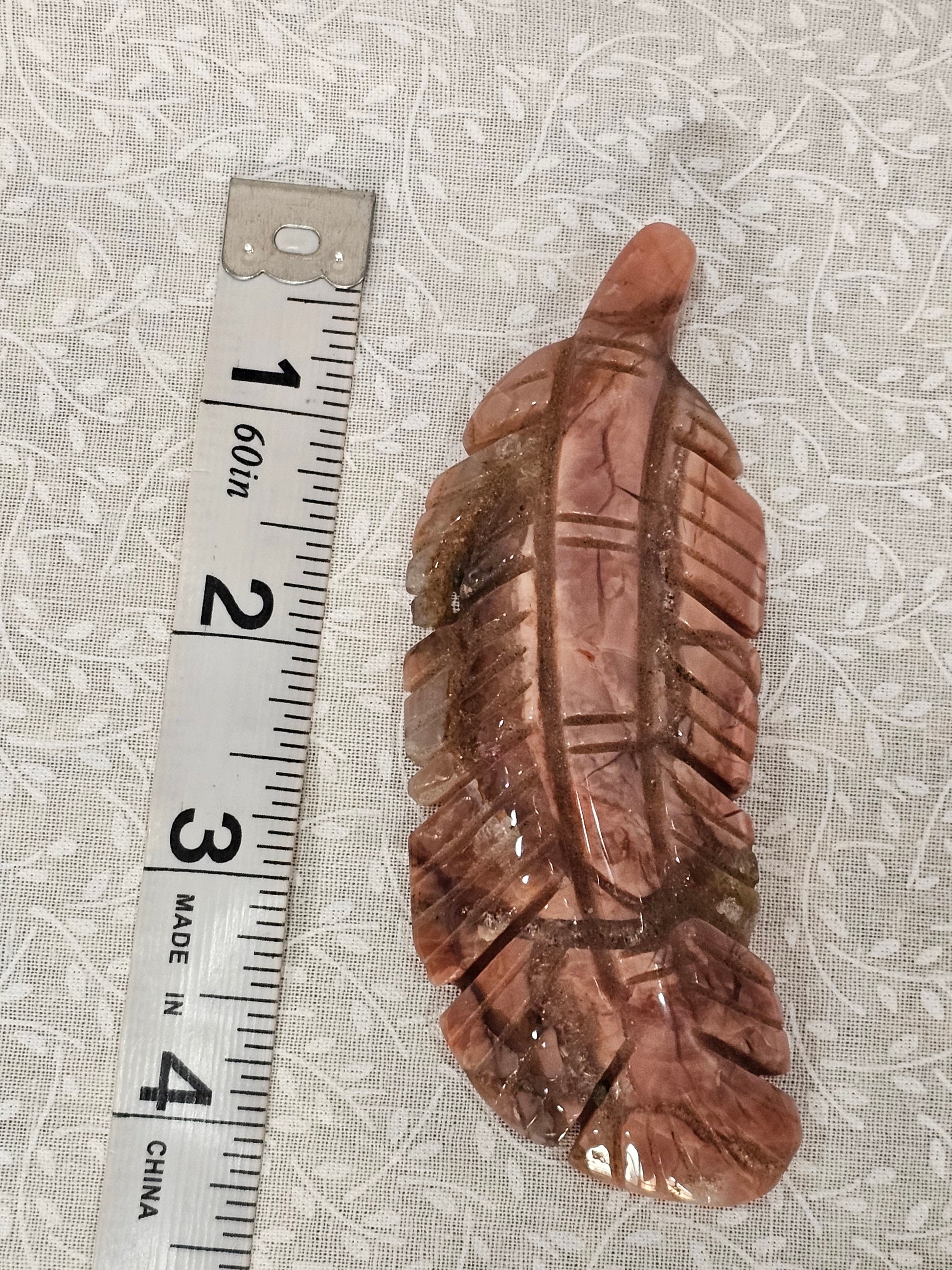 Rhodenite Crystal Feather