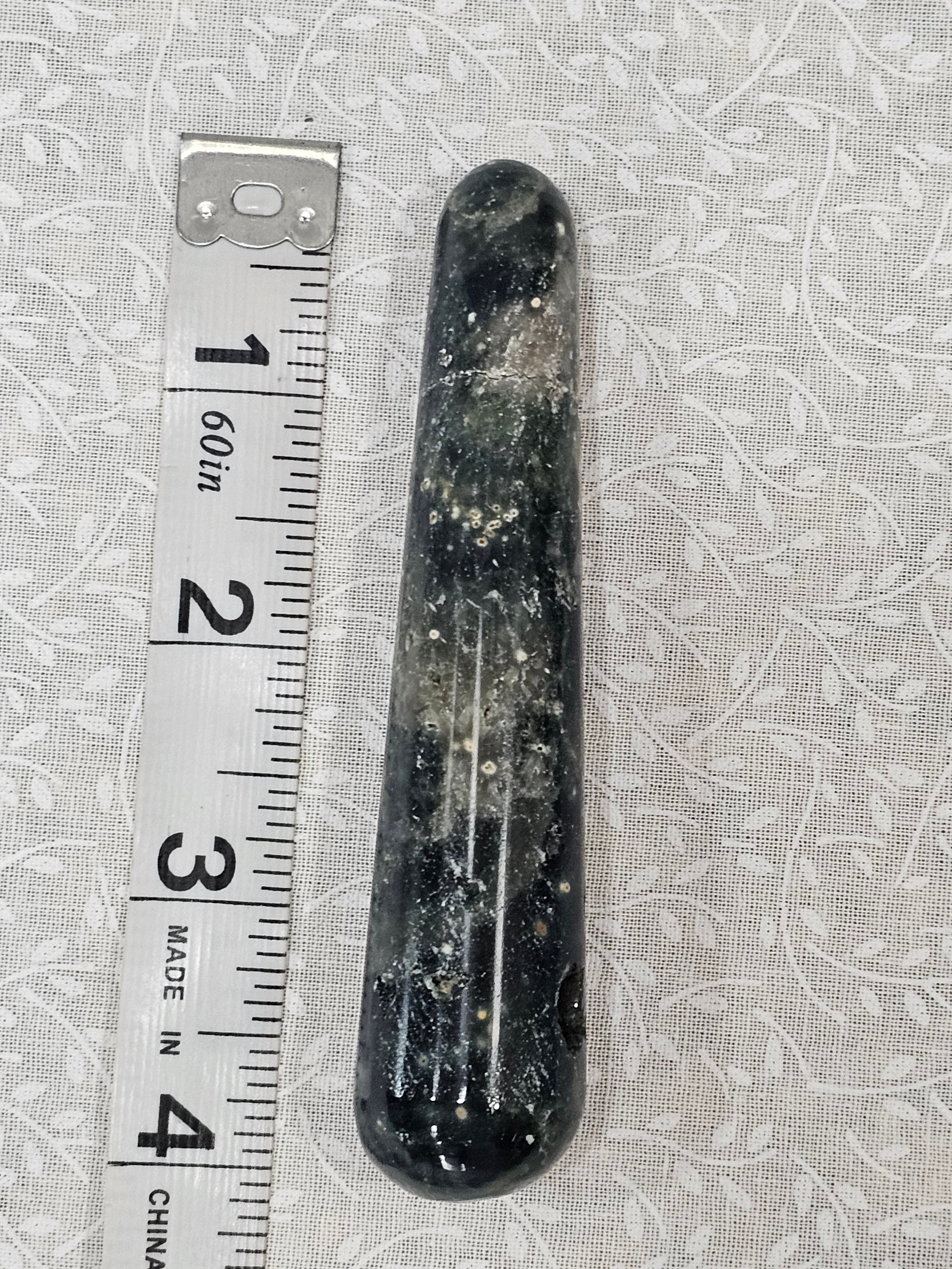 Moss Agate Crystal Messaging Wand