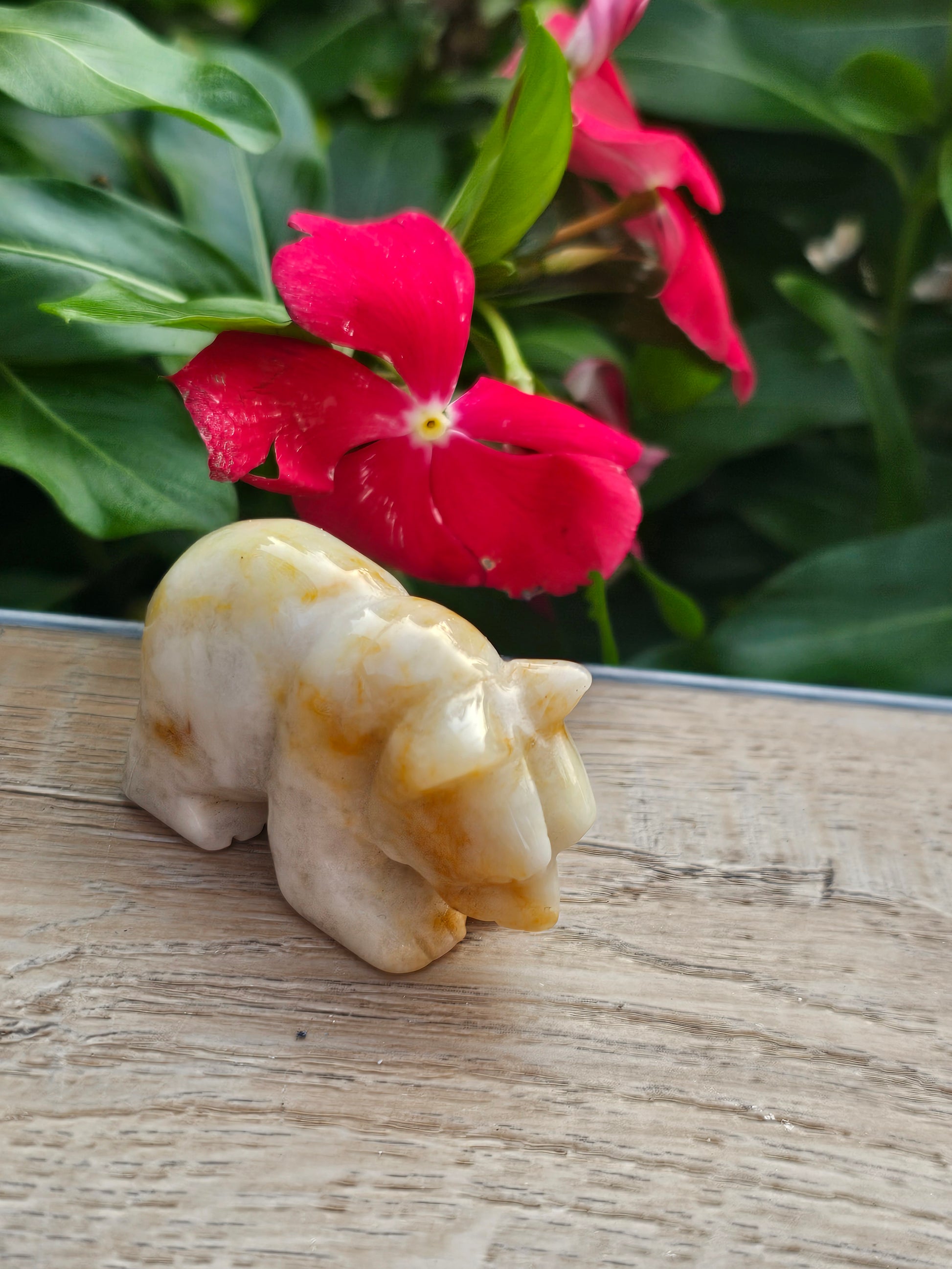 Chalcedony Crystal Bear