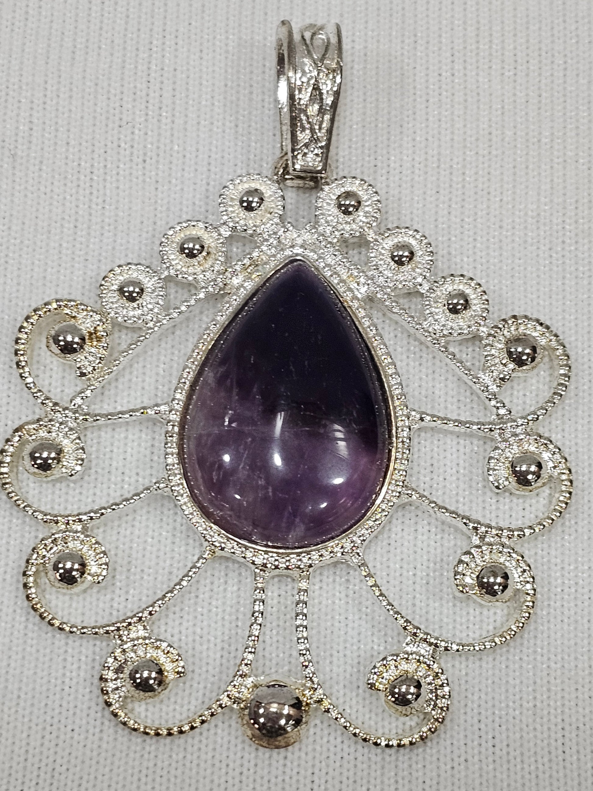Amethyst Gemstone Pendant