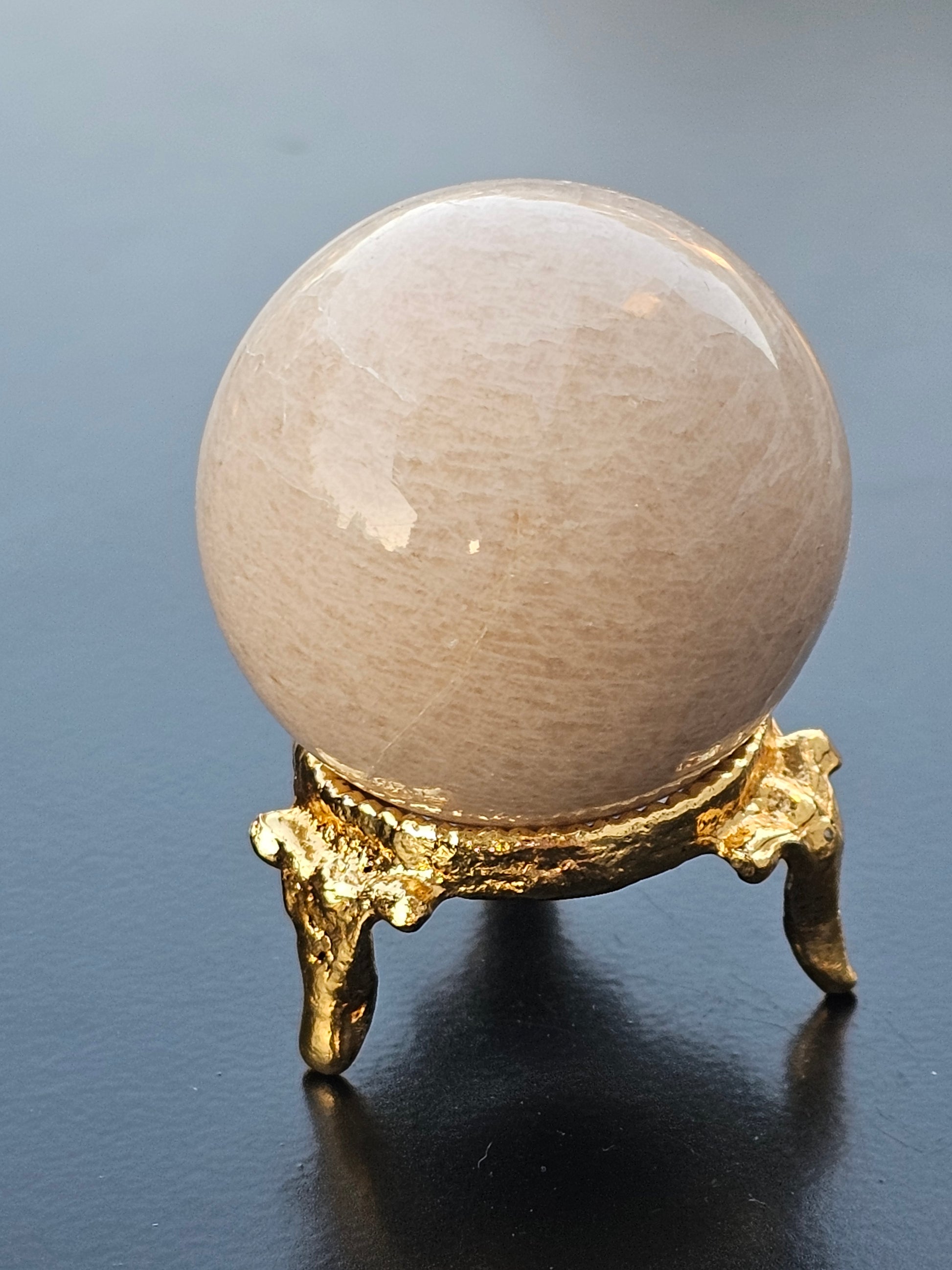 Peach Moonstone Crystal Sphere