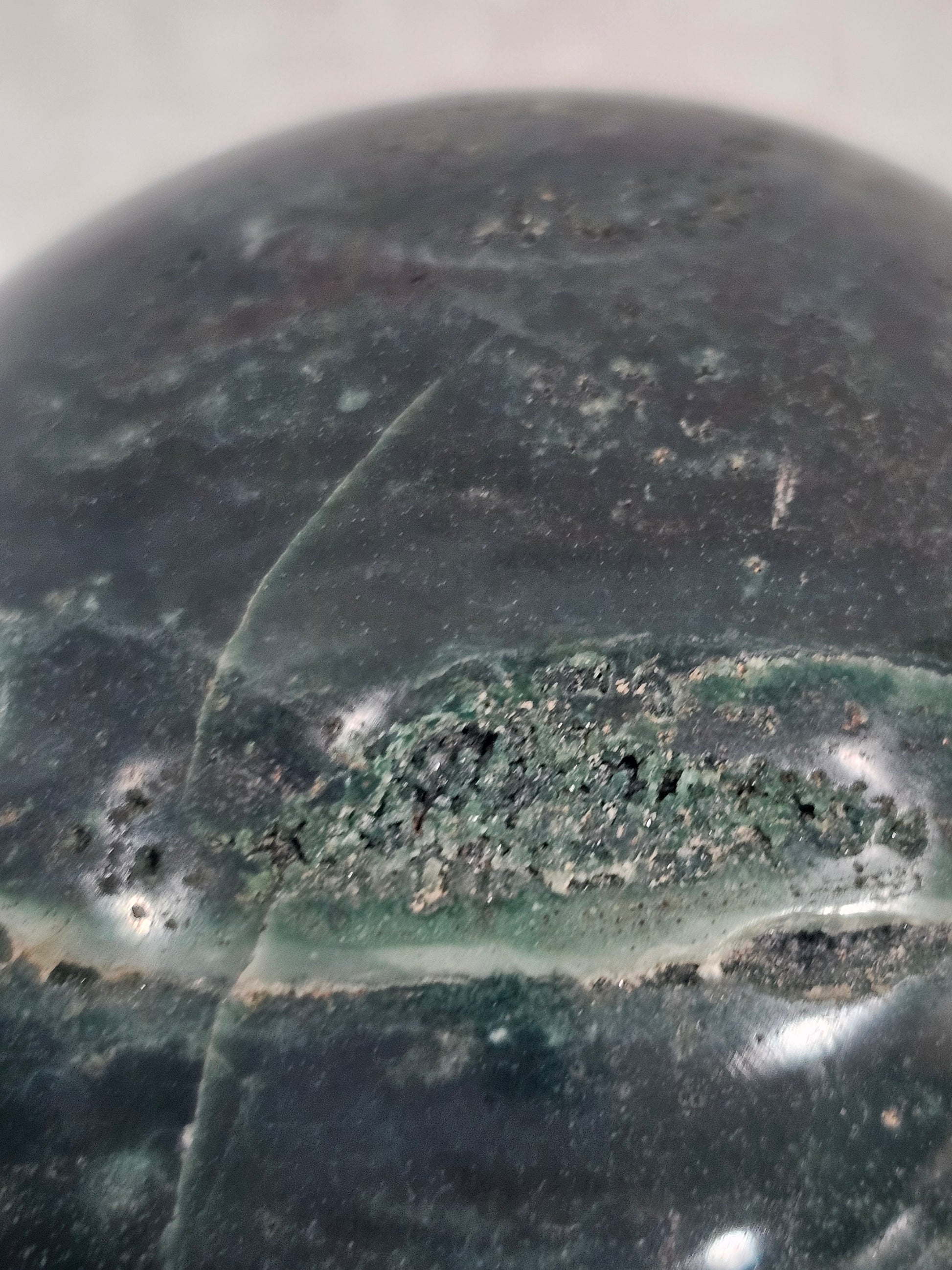 Moss Agate Crystal Sphere