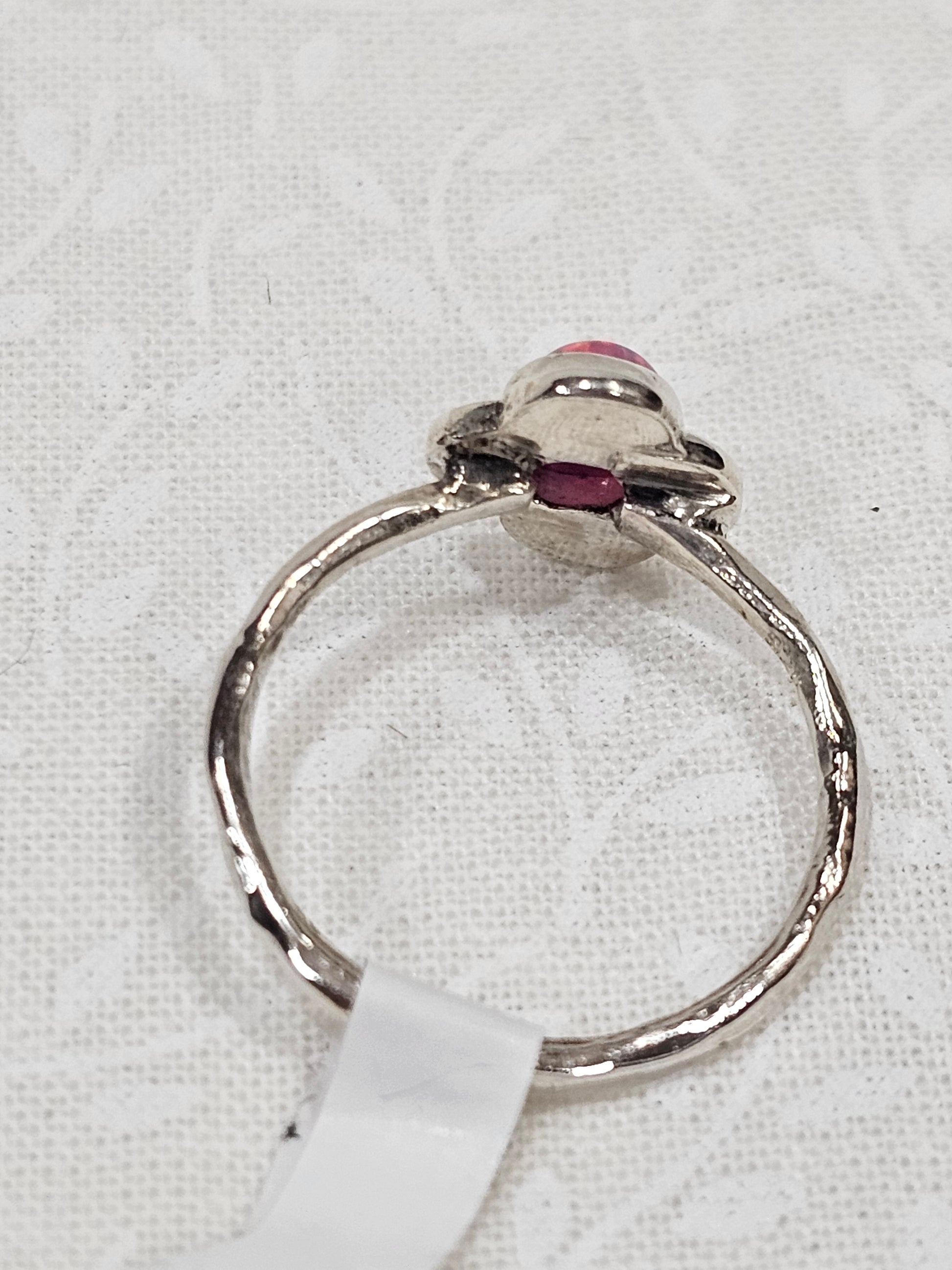 Sterling Silver Gemstone Ring 6.5