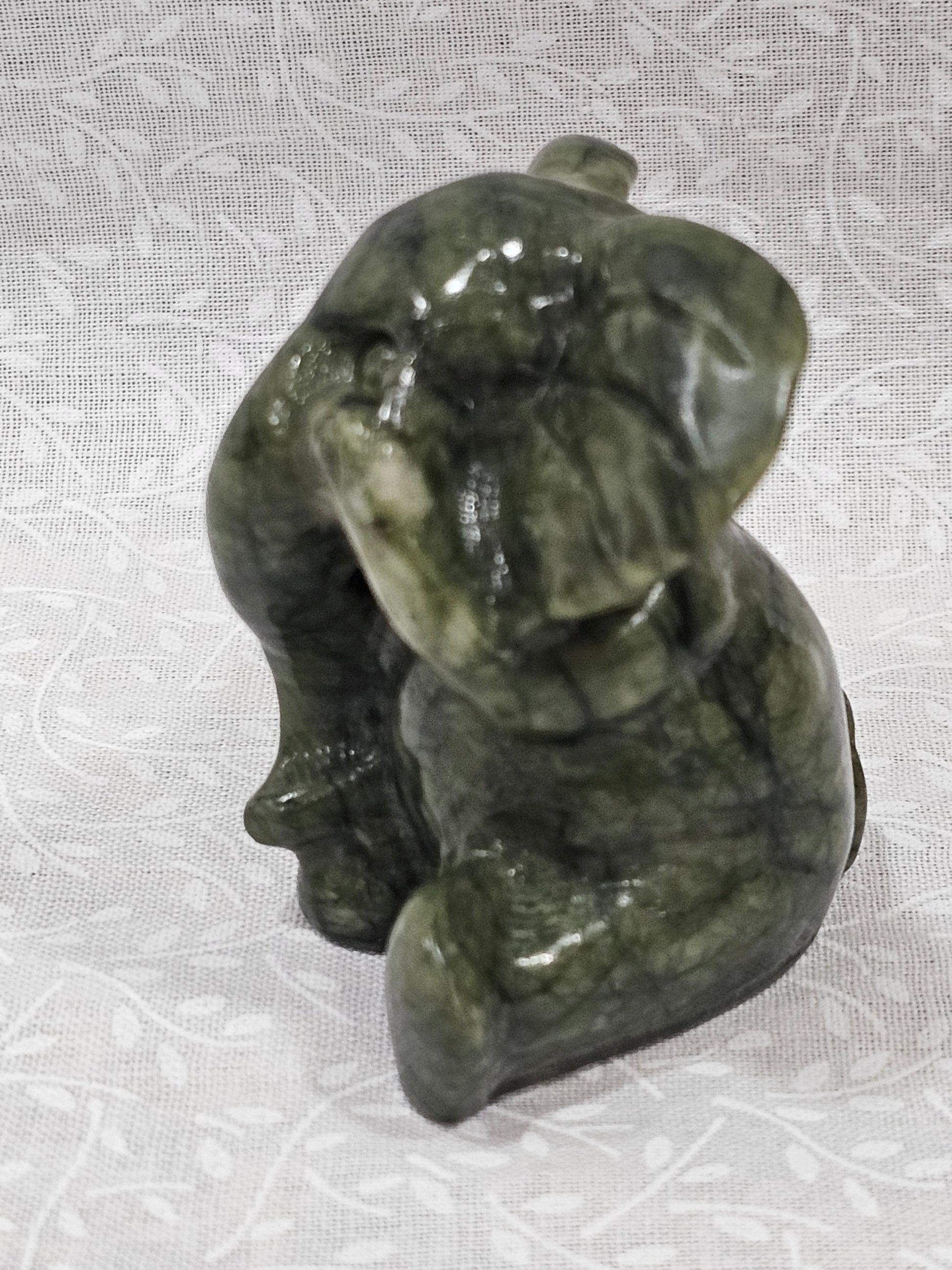 Serpentine Crystal Elephant